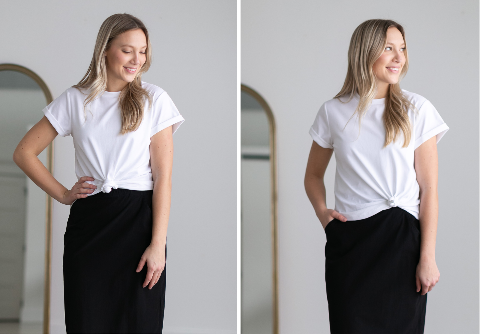 Ung lide Accord How to tie a t-shirt, two easy ways! – Inherit Co.