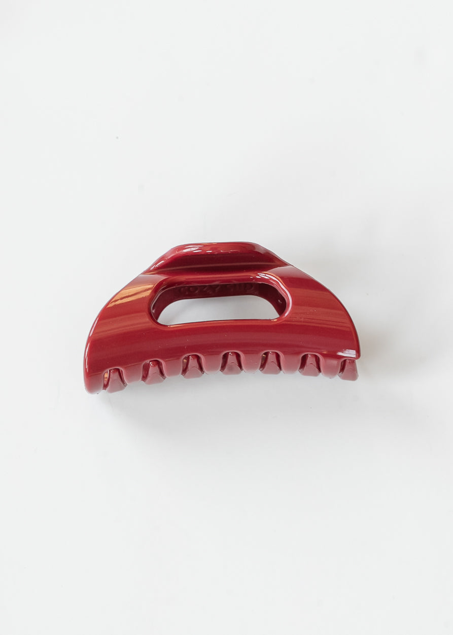 The Cozy Clip® Burgundy Claw Clip