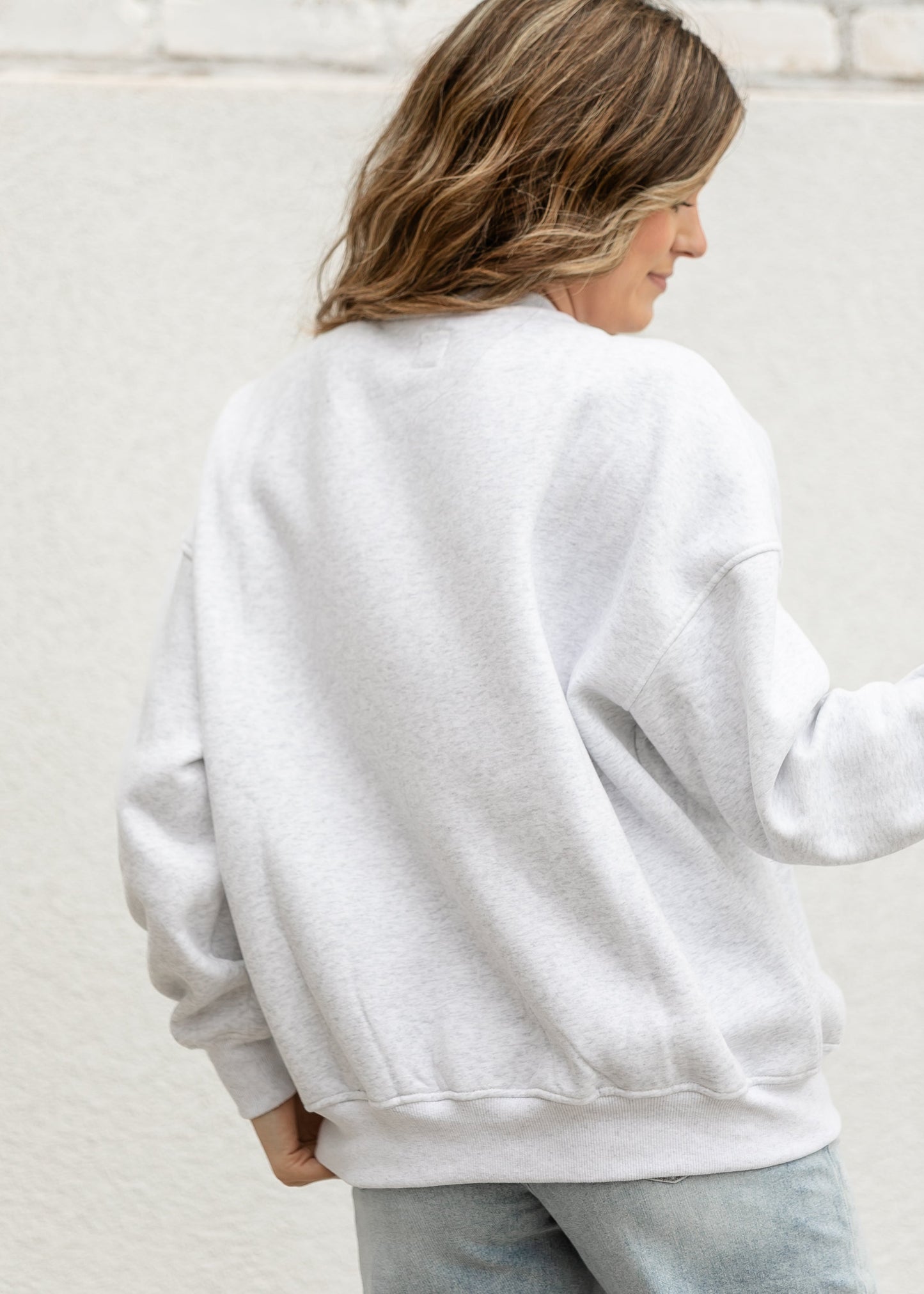 Alaska Embroidered Pullover Sweatshirt FF Tops