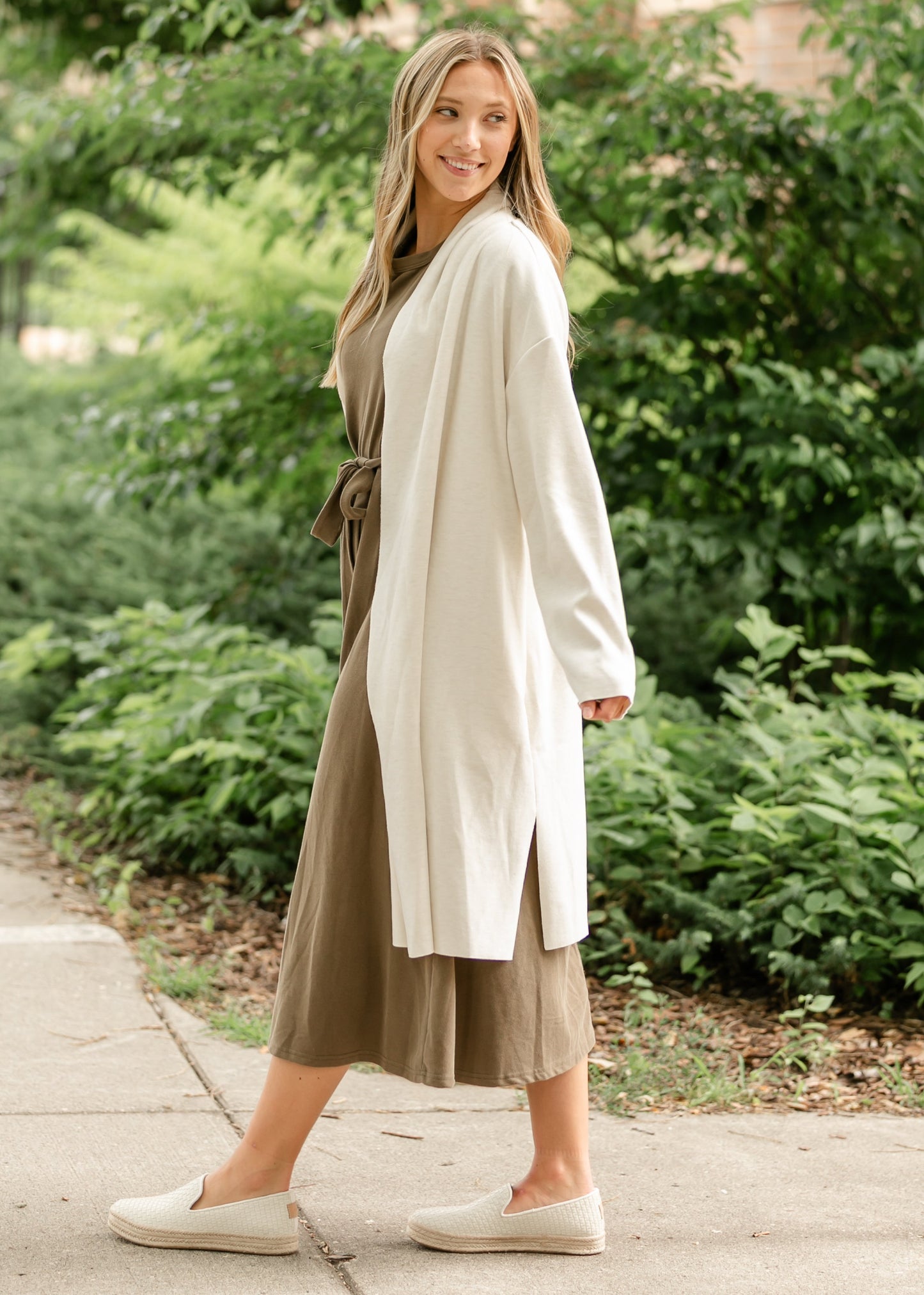 Alessia Shawl Collar Open Coat FF Tops