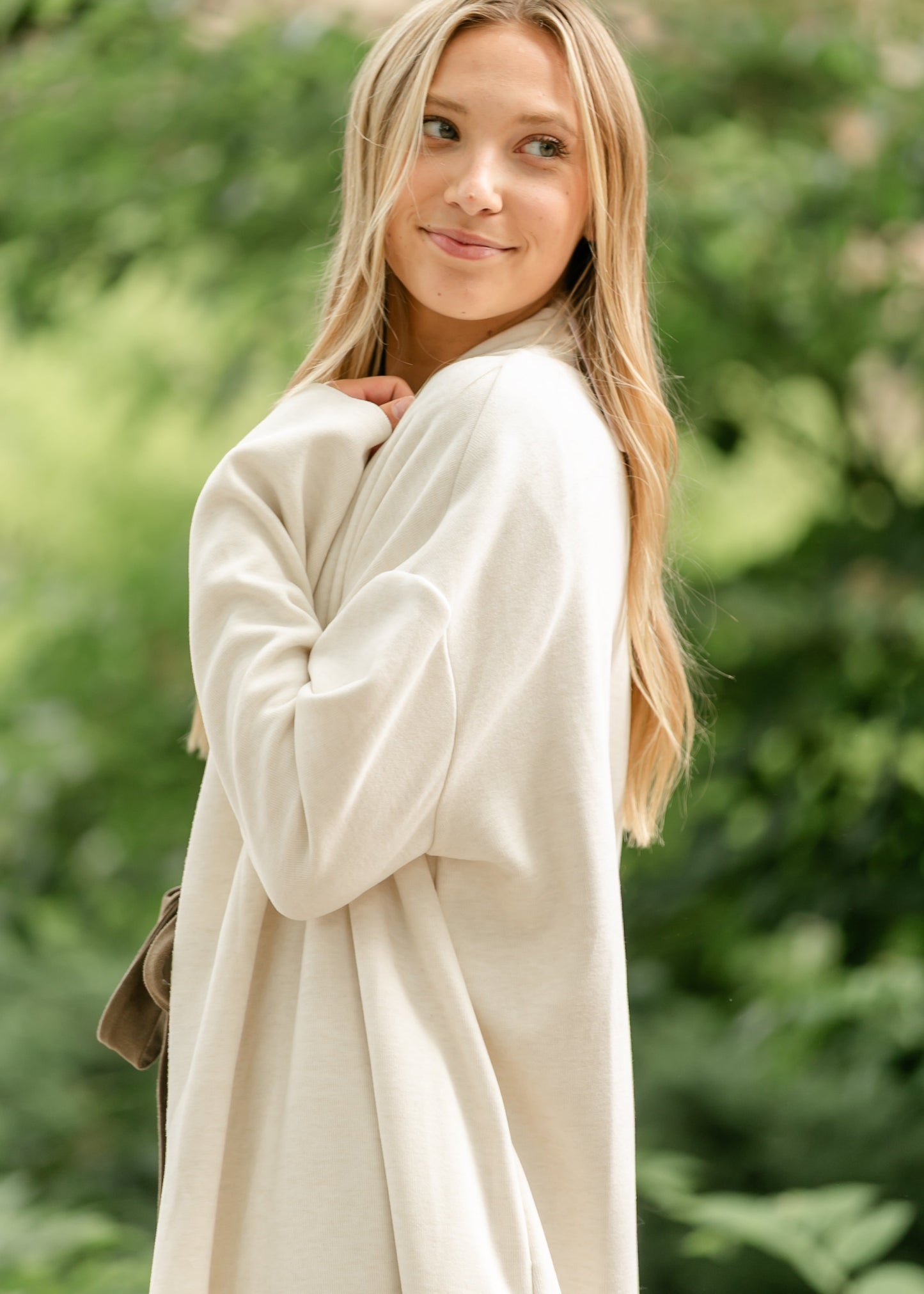 Alessia Shawl Collar Open Coat FF Tops