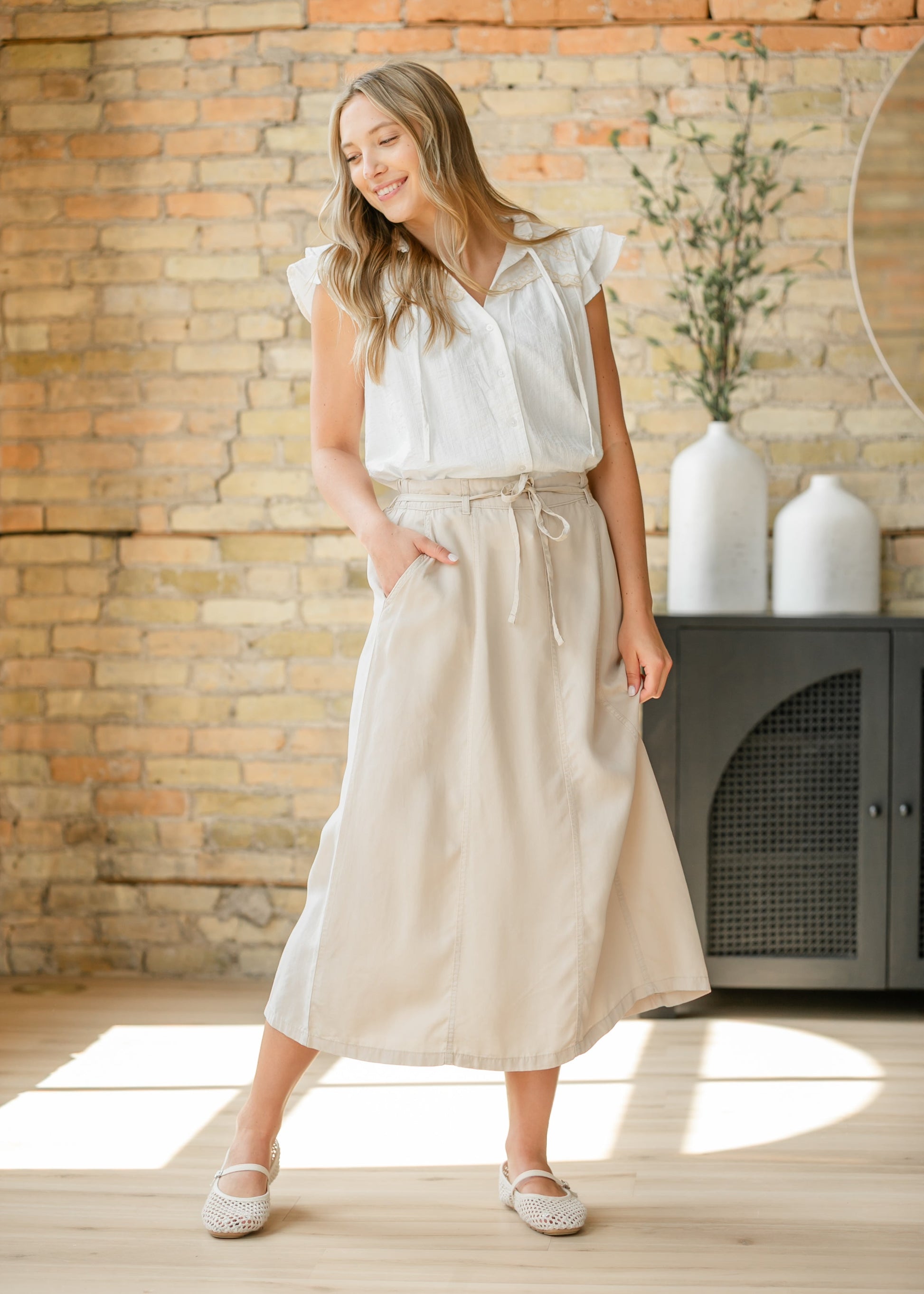 Alice Panel A-line Maxi Skirt FF Skirts