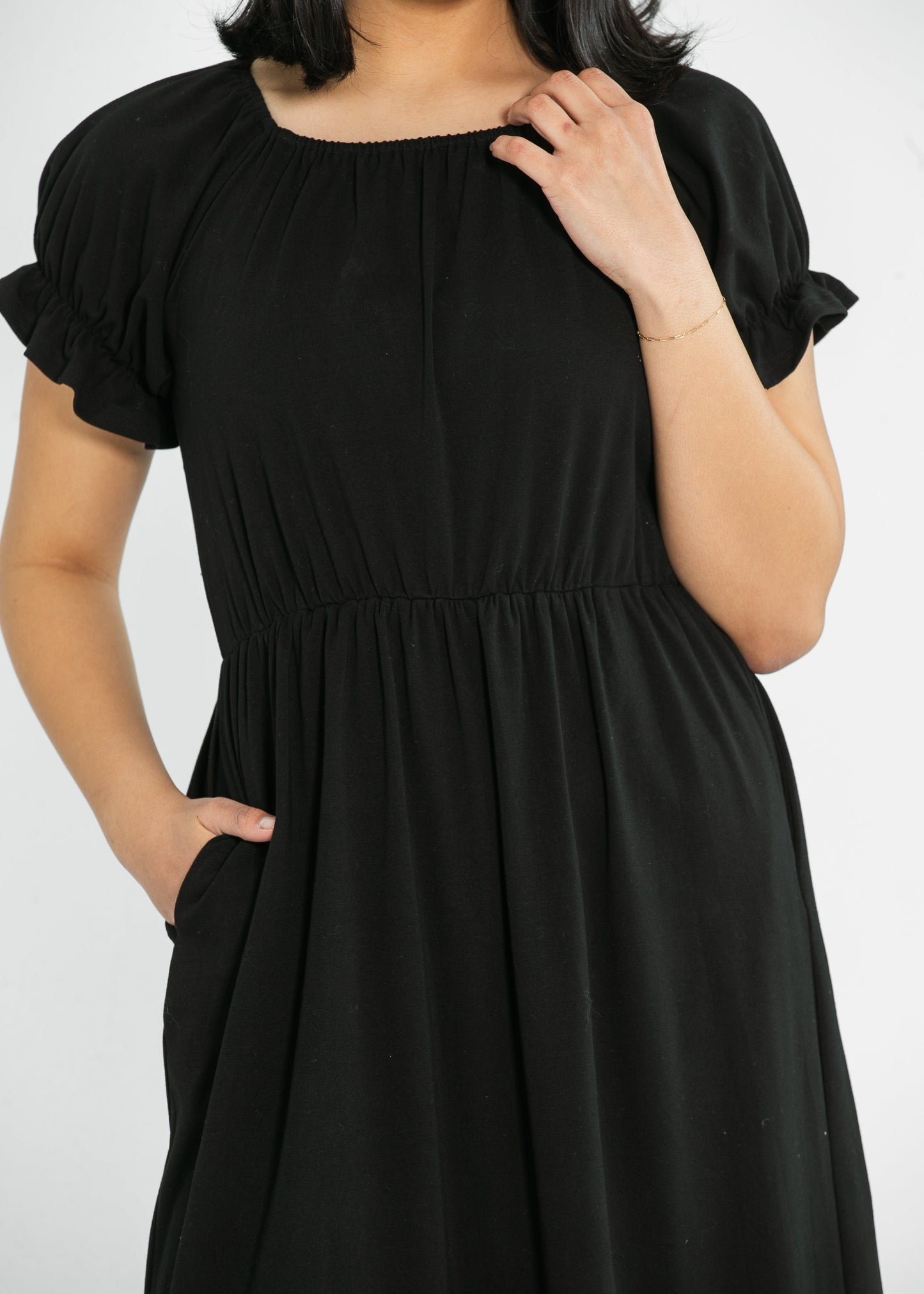 Amy Puff Sleeve Maxi Dress IC Dresses