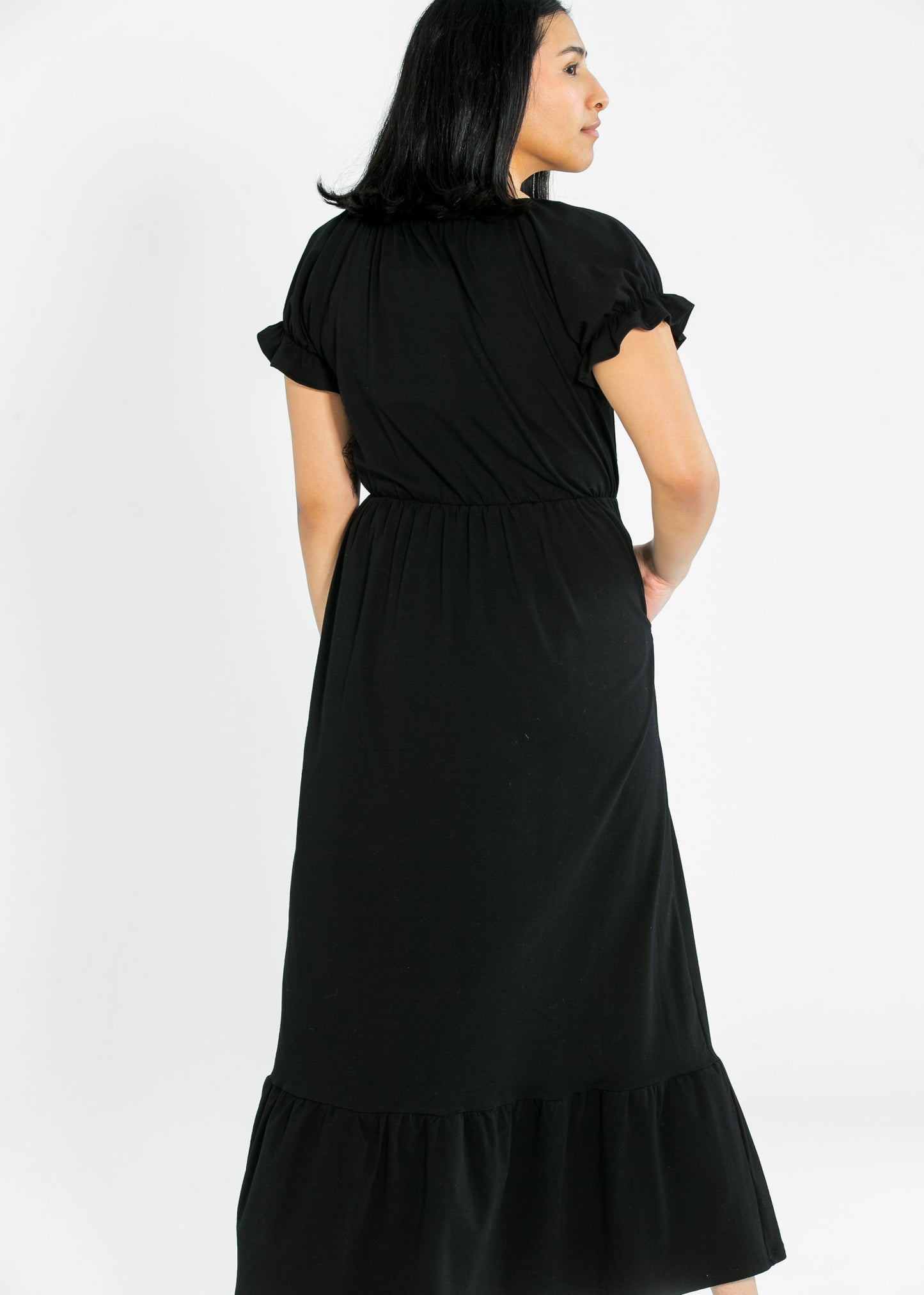Amy Puff Sleeve Maxi Dress IC Dresses