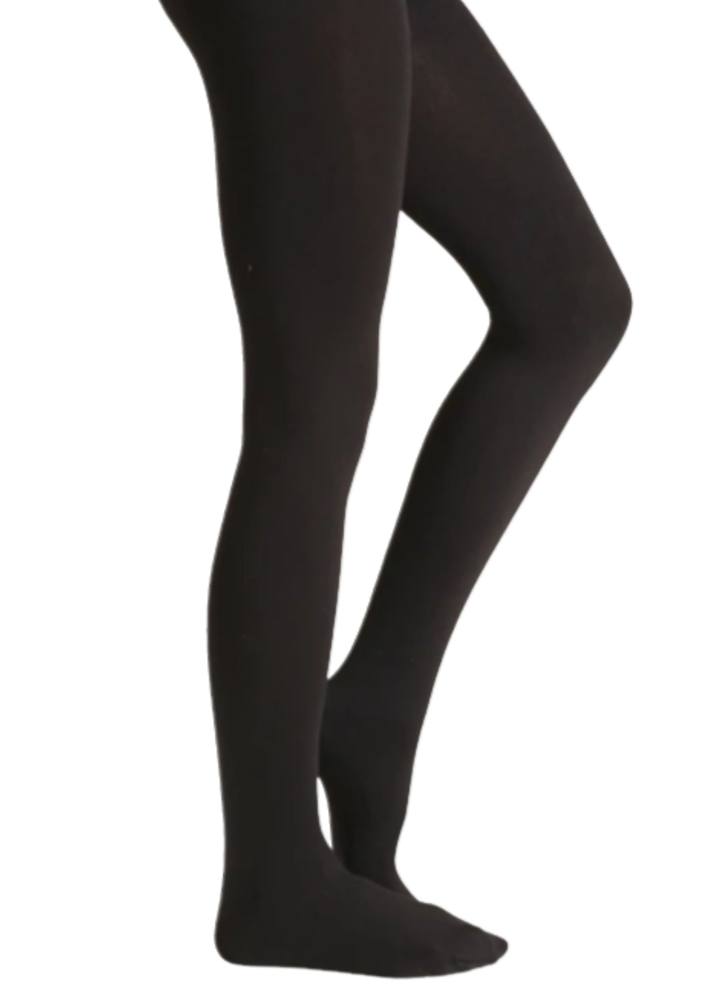 Basic Fleece Lined Tights FF Layering Essentials Black