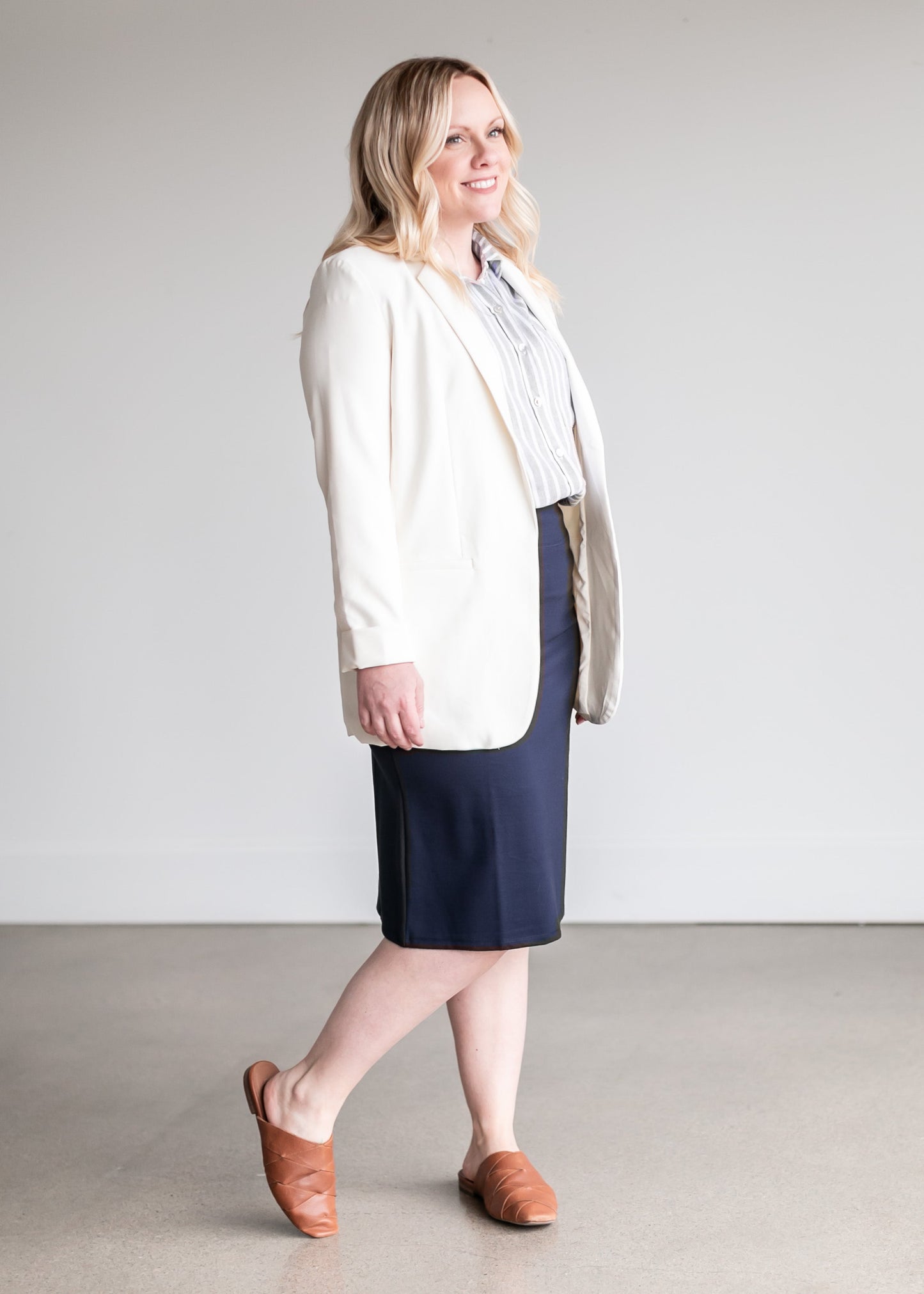 Basic Open Front Blazer - FINAL SALE FF Tops