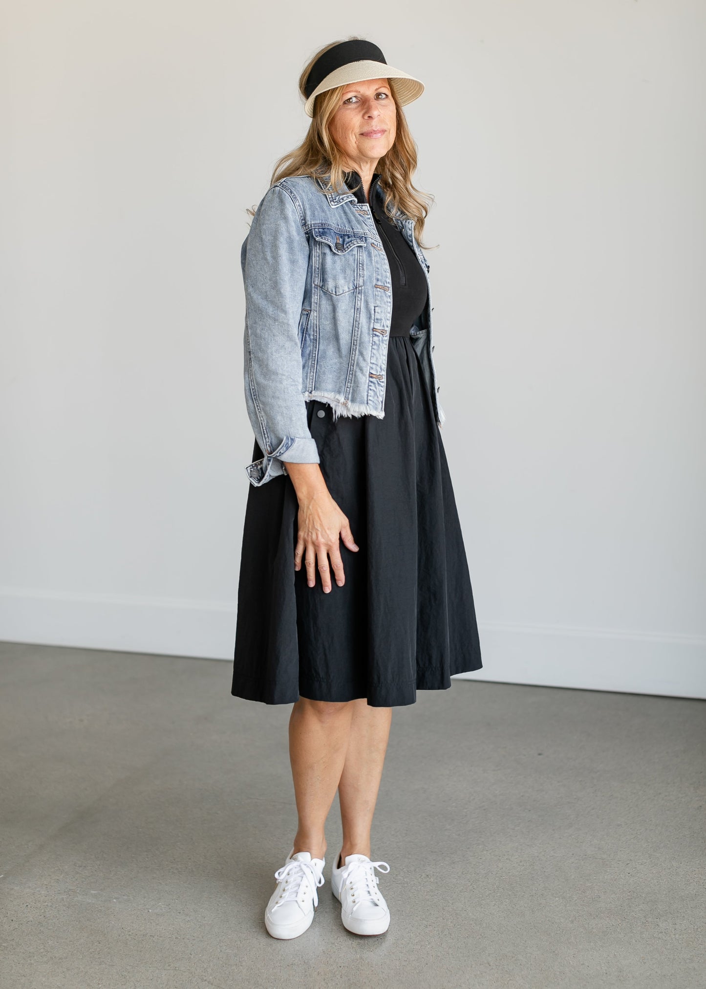 Berlin Half-Zip Sleeveless Midi Dress FF Dresses