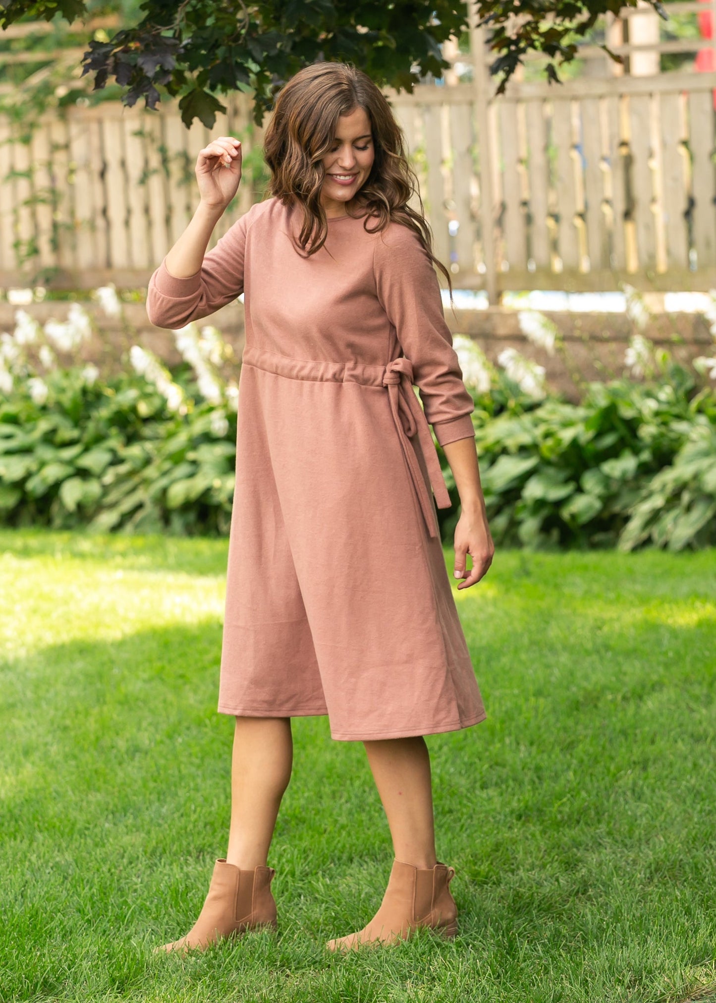 Blair Long Sleeve Midi Dress IC Dresses