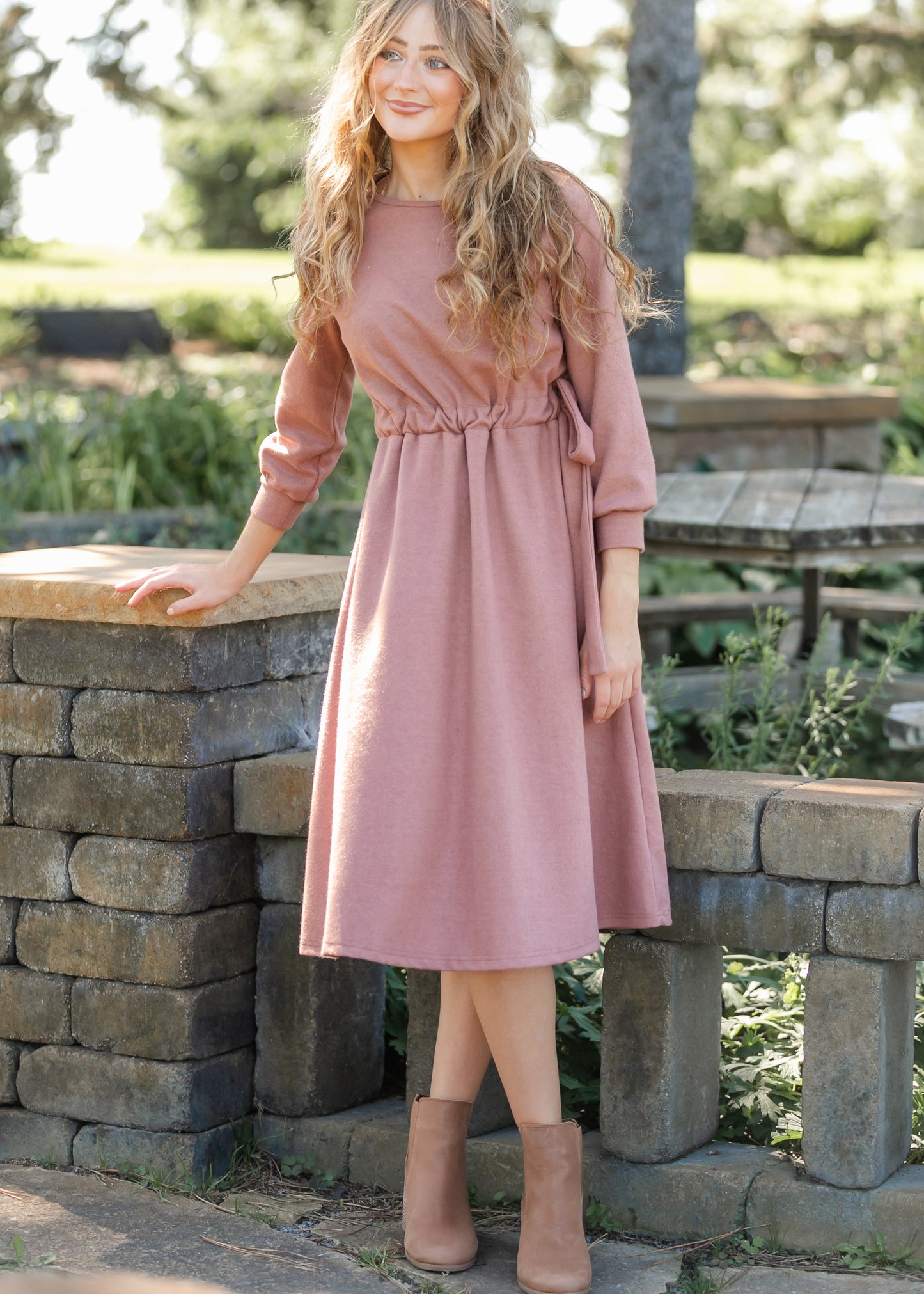 Blair Long Sleeve Midi Dress IC Dresses