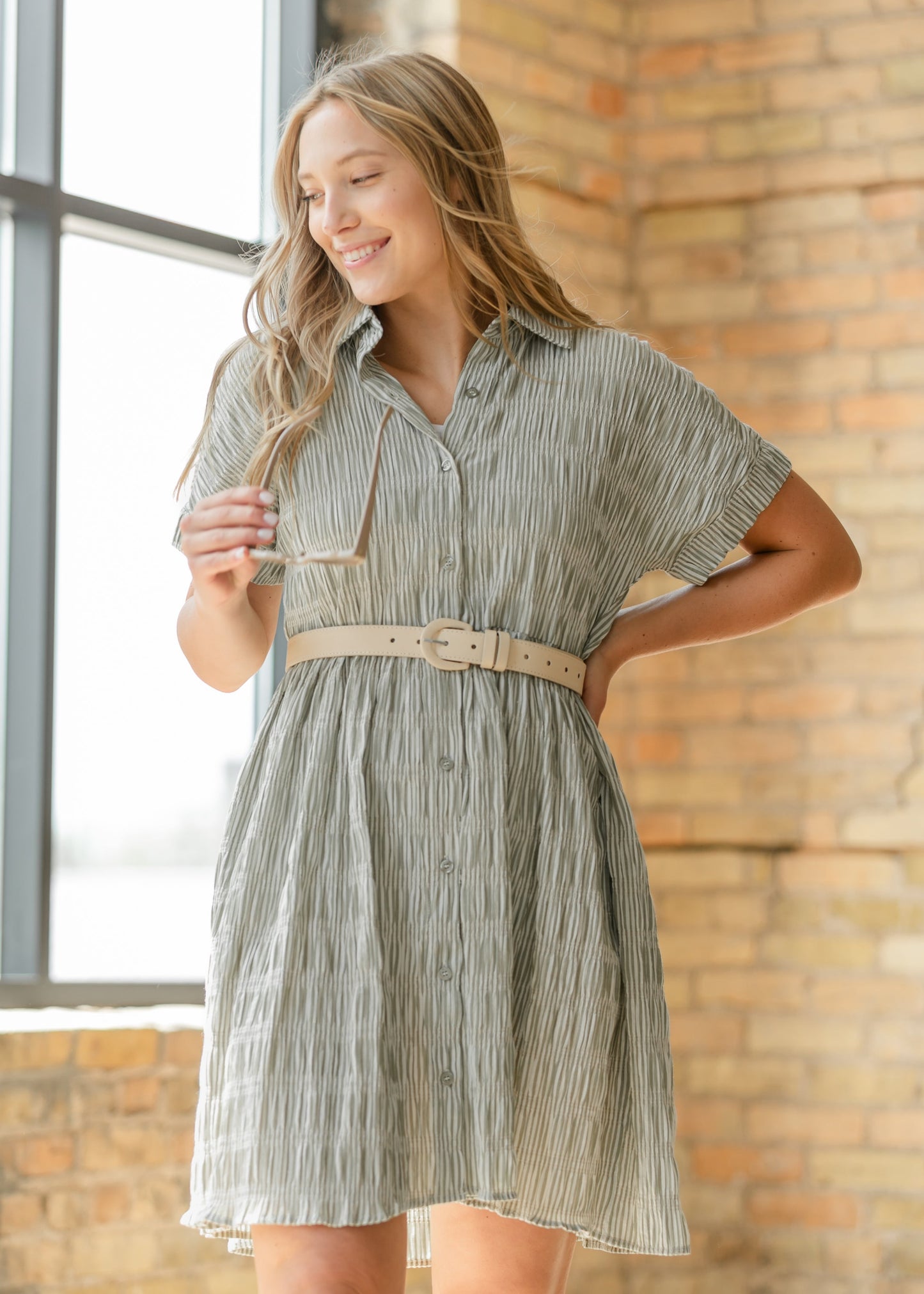 Blanche Button Up Dress FF Dresses