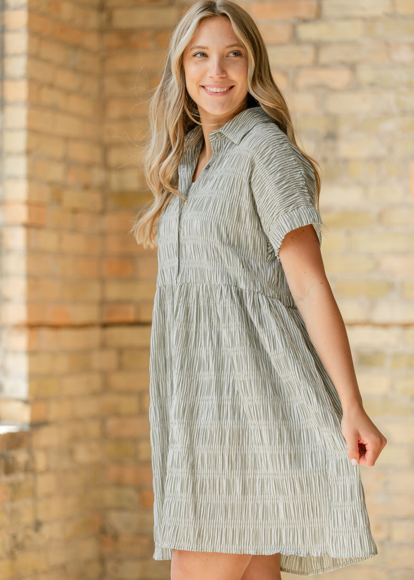 Blanche Button Up Dress FF Dresses