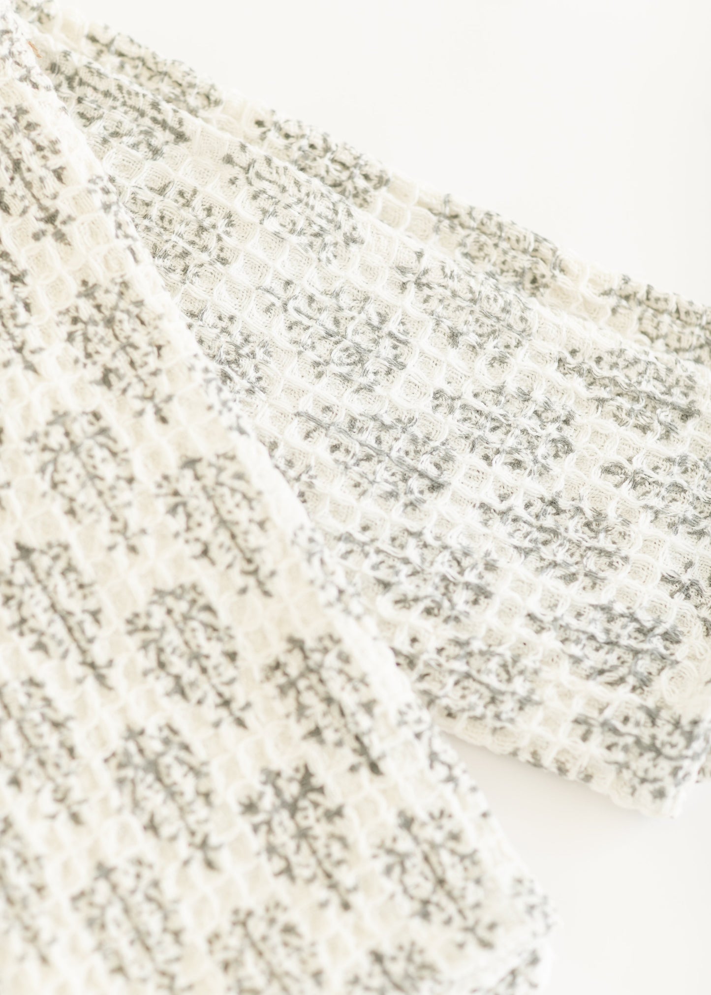Blomma Block Print Dishtowel FF Home + Lifestyle