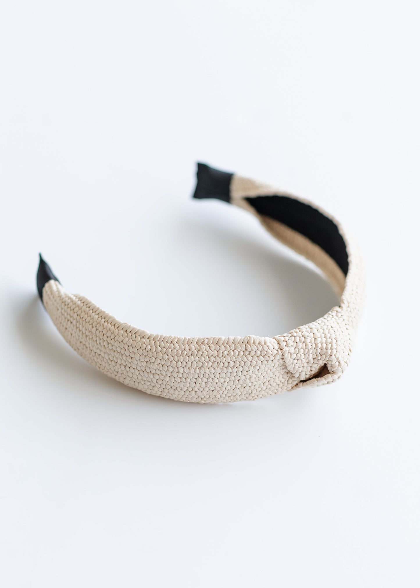 Boho Straw Rattan Knotted Headband Accessories