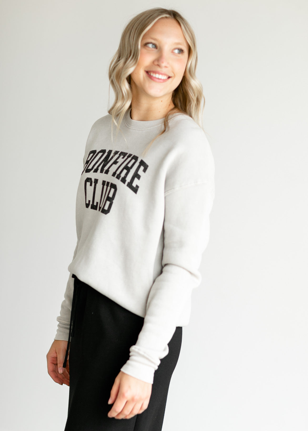 Bonfire Club Crewneck Sweatshirt Tops