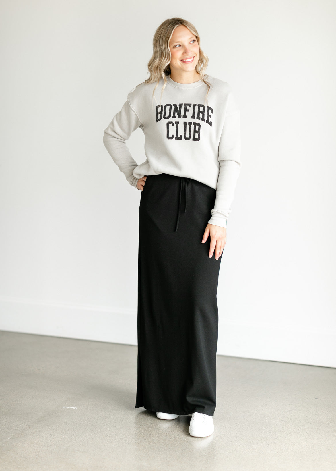 Bonfire Club Crewneck Sweatshirt Tops