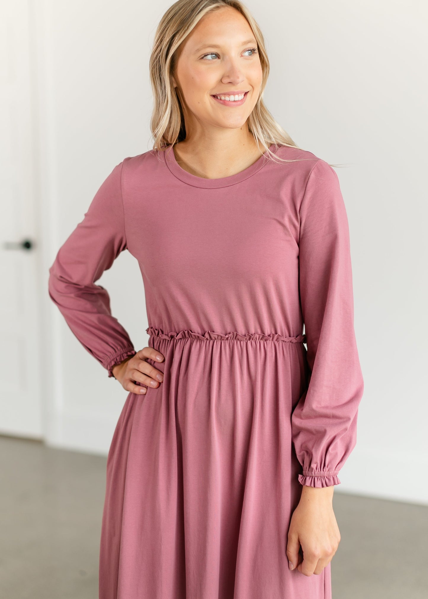 Brie Long Sleeve Maxi Dress IC Dresses