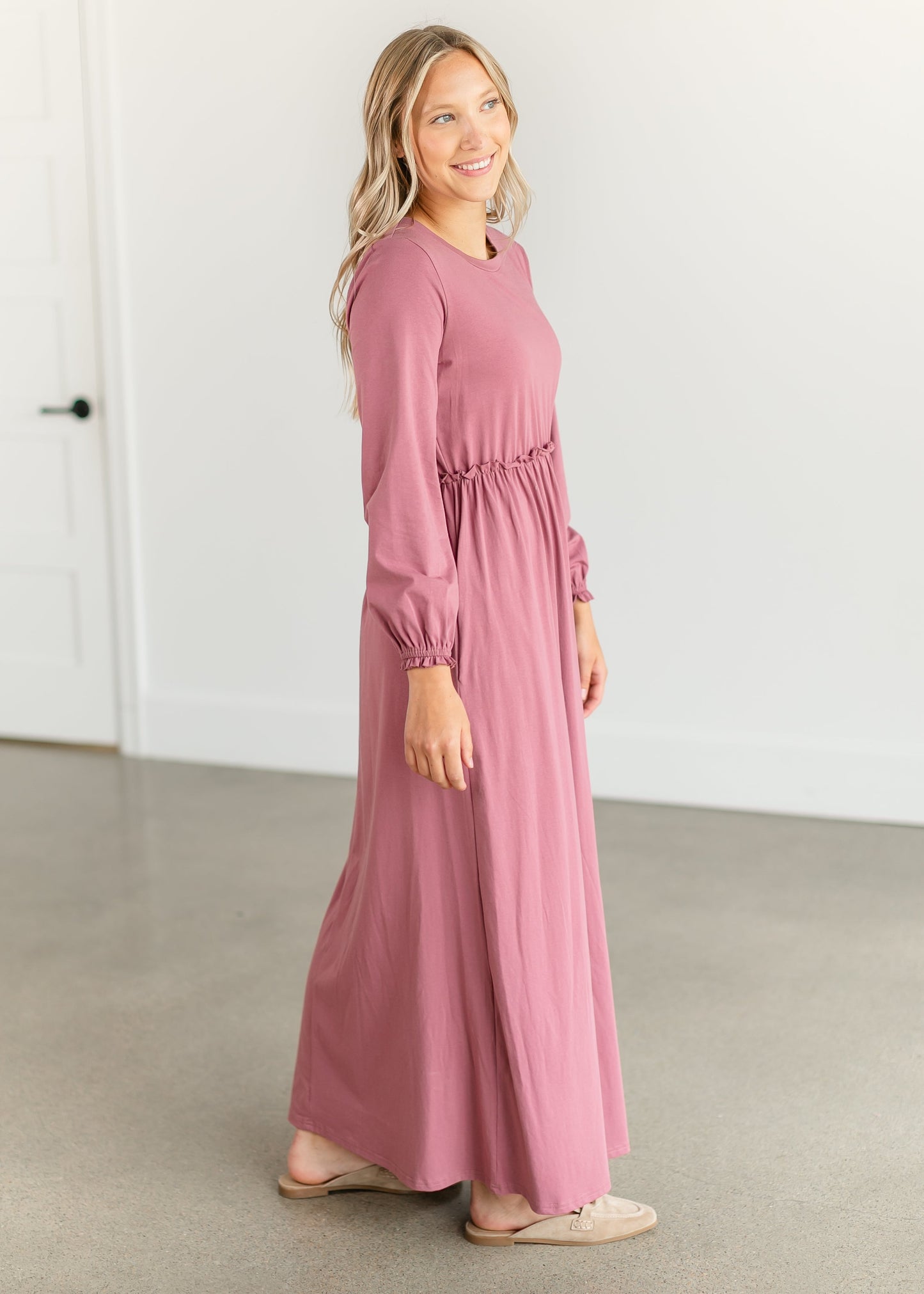 Brie Long Sleeve Maxi Dress IC Dresses