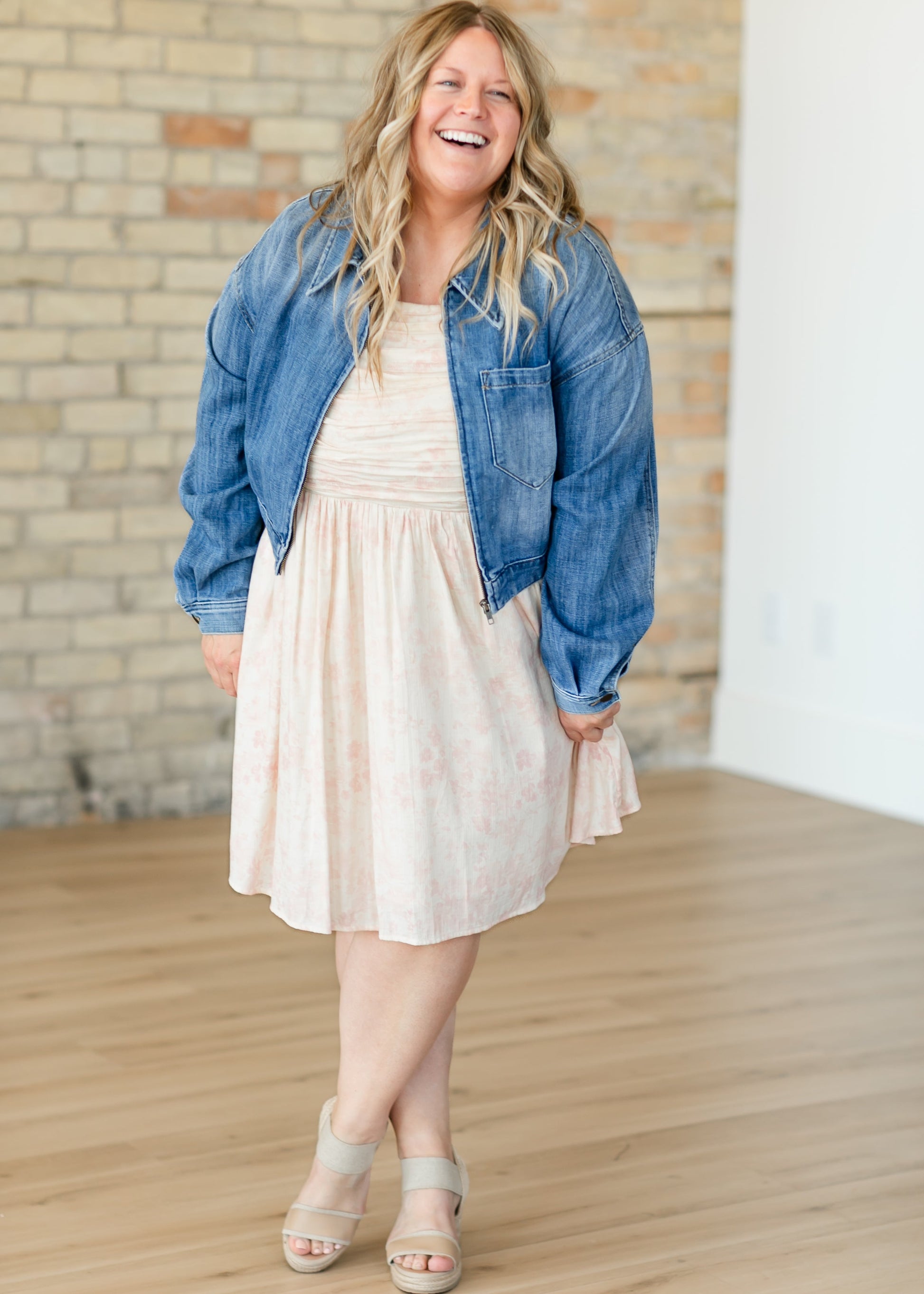 Brienna Ruched Bodice Cap Sleeve Midi Dress IC Dresses