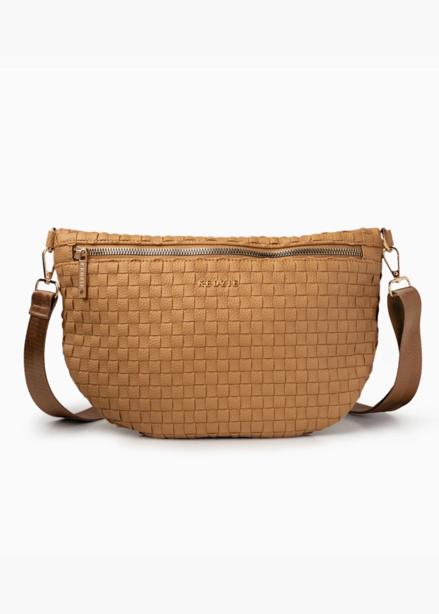 Camel Terrace Woven Crossbody Bag Accessory