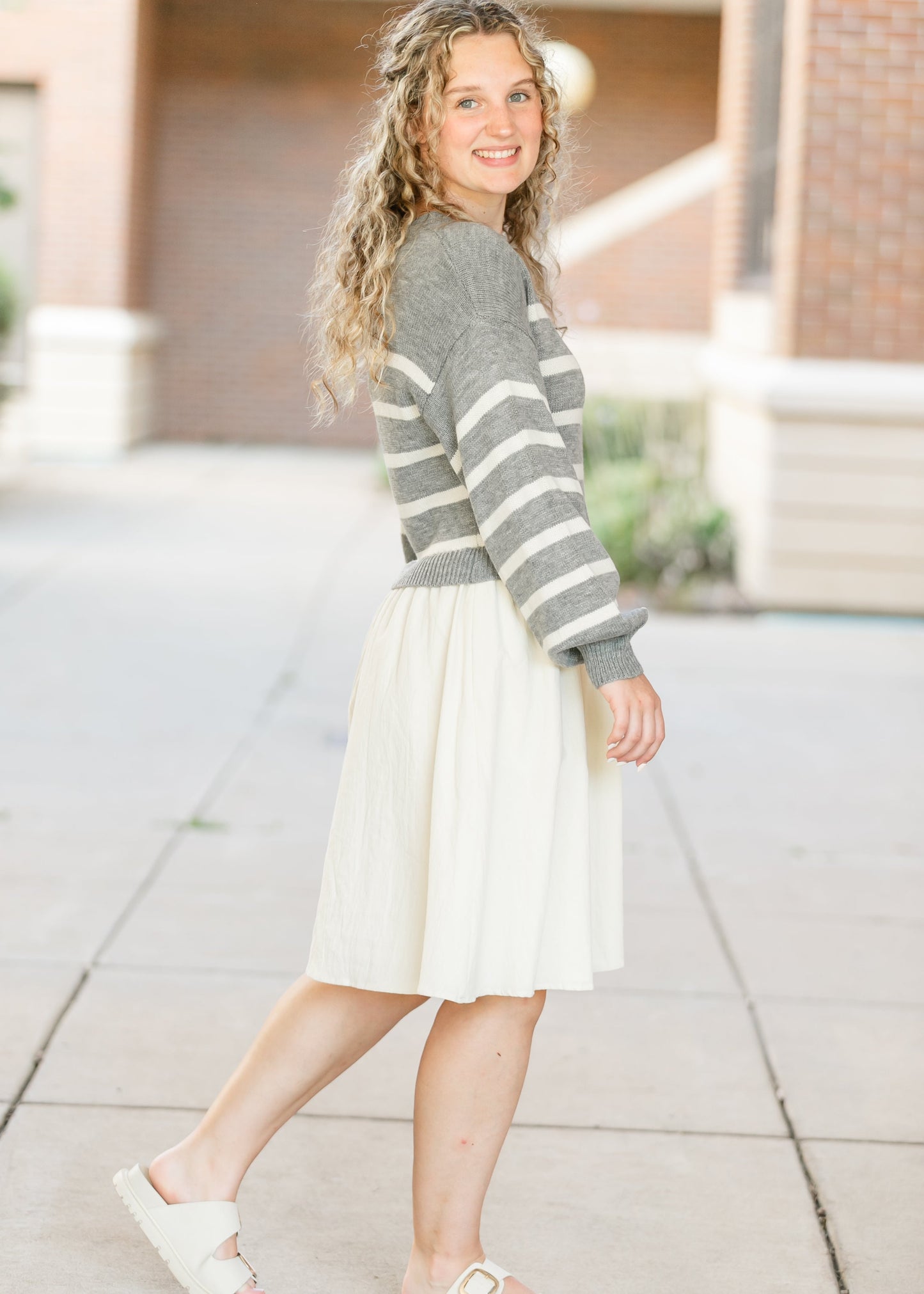 Cameron Sweater Top Dress FF Dresses