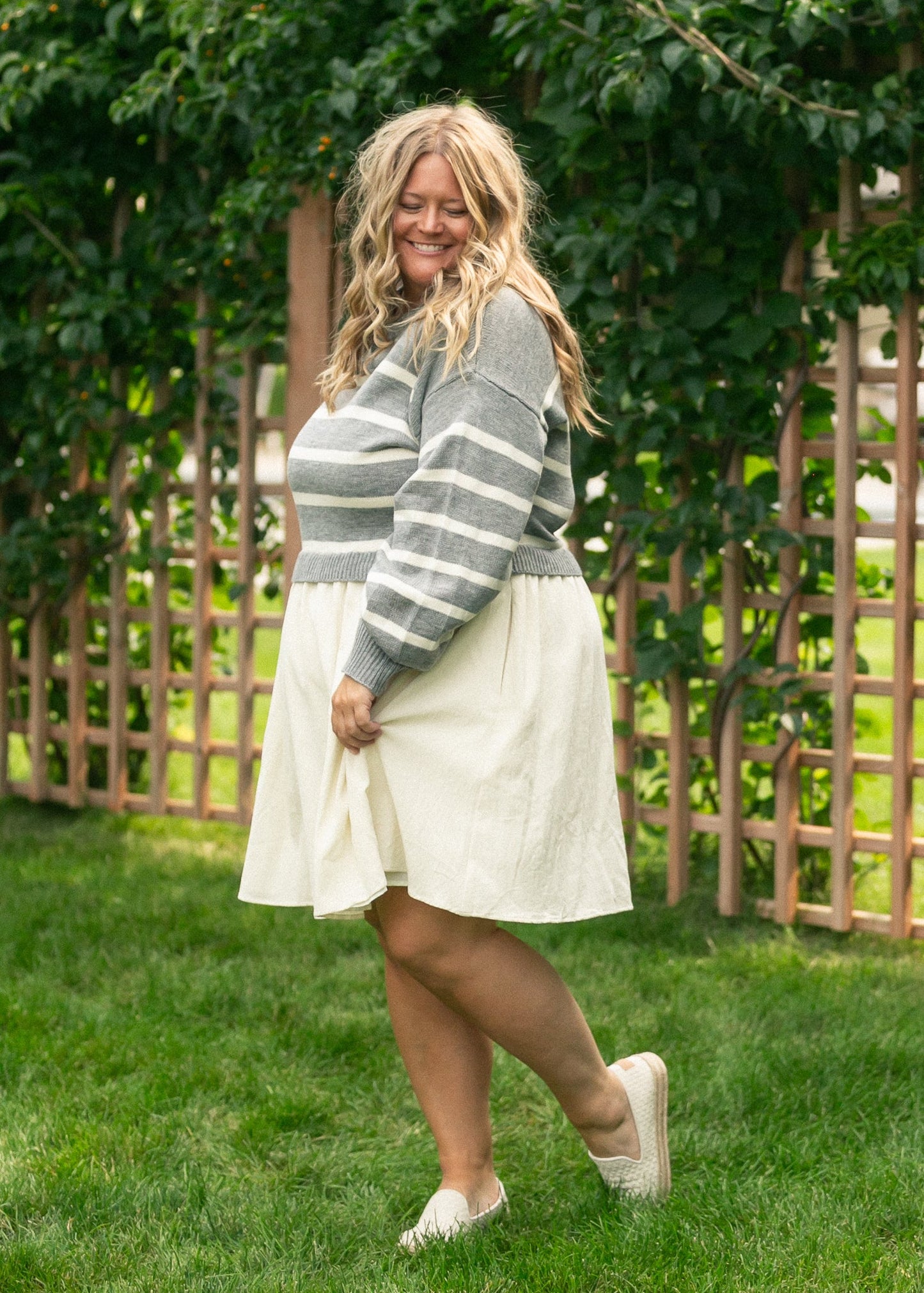 Cameron Sweater Top Dress FF Dresses