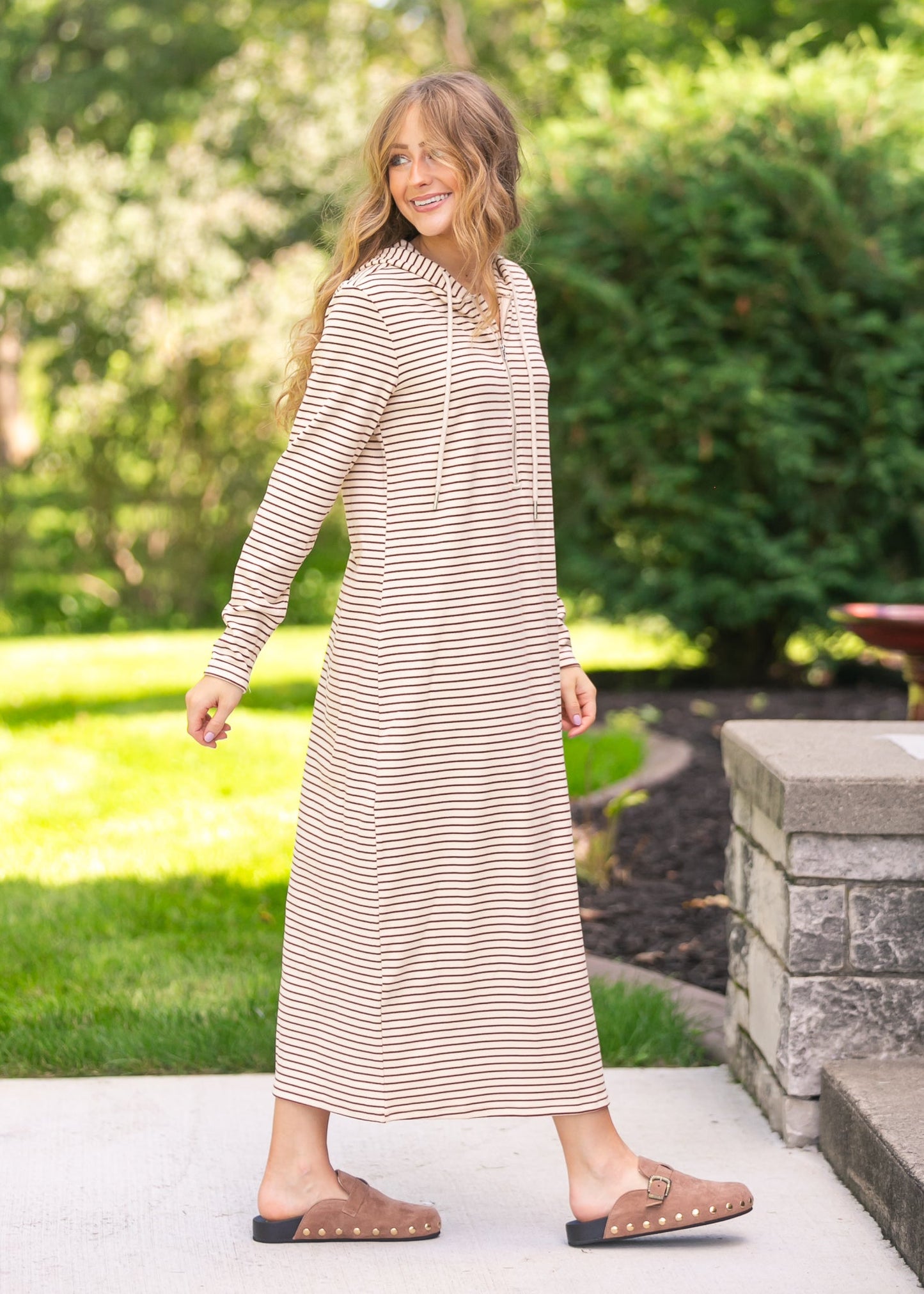 Cayla Quarter Zip Maxi Dress IC Dresses