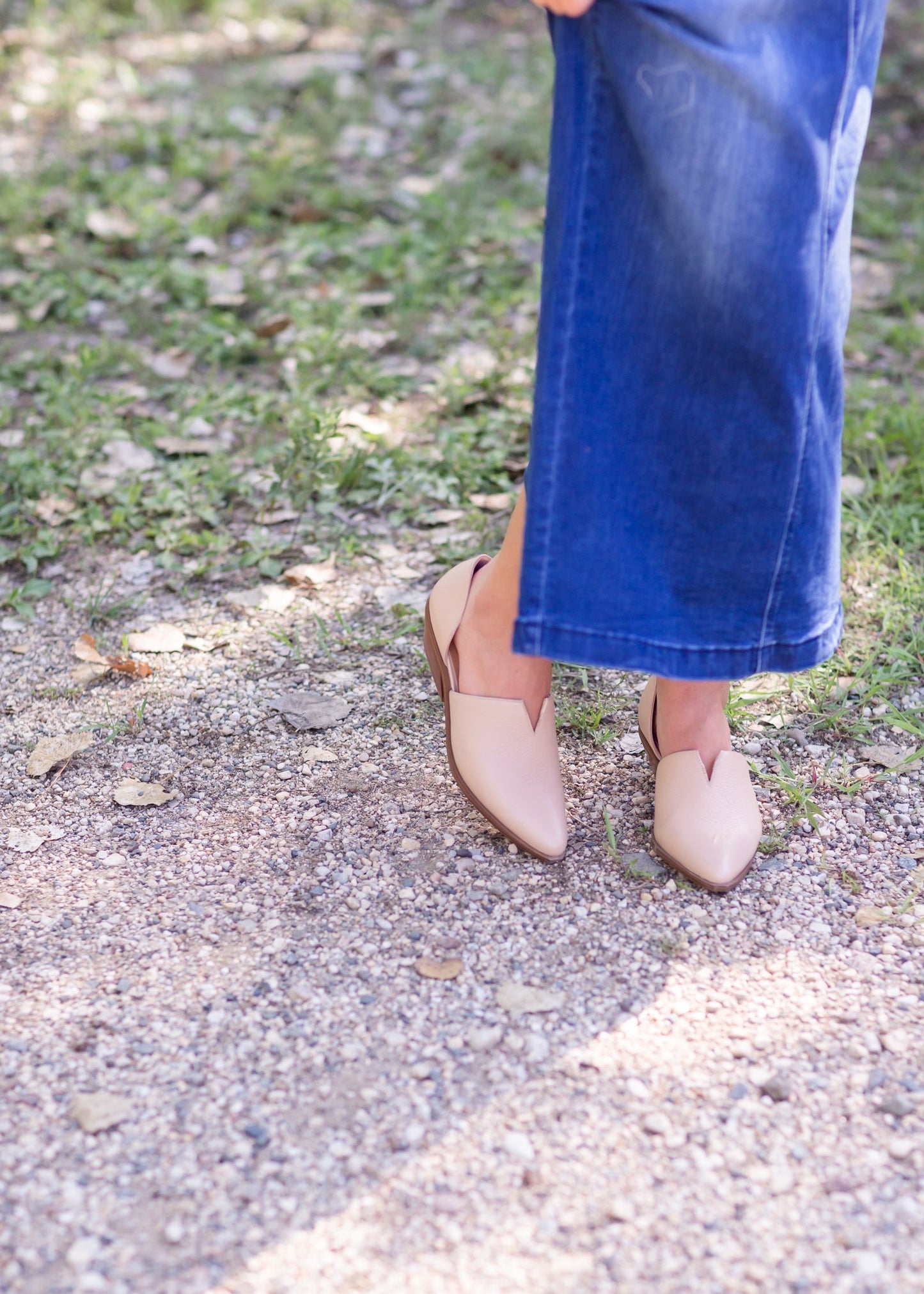 CL by Chinese Laundry Taupe Full Leather Mule - FINAL SALE Shoes