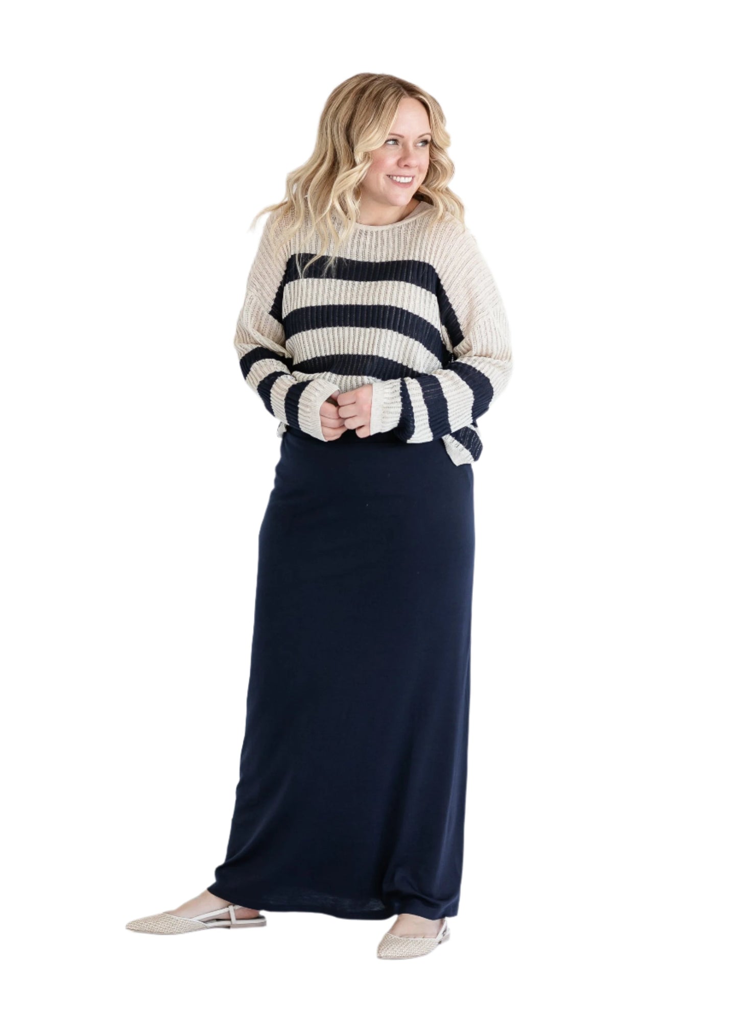 Clarise Premium Knit Maxi Skirt IC Skirts
