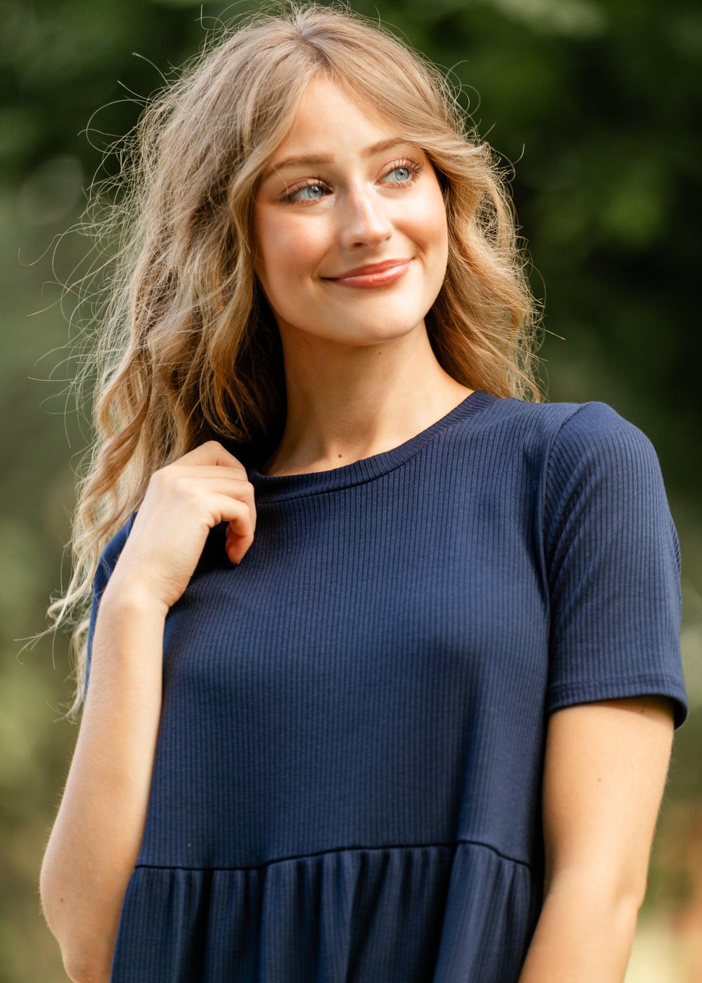 Clemintine Ribbed Midi Dress FF Dresses