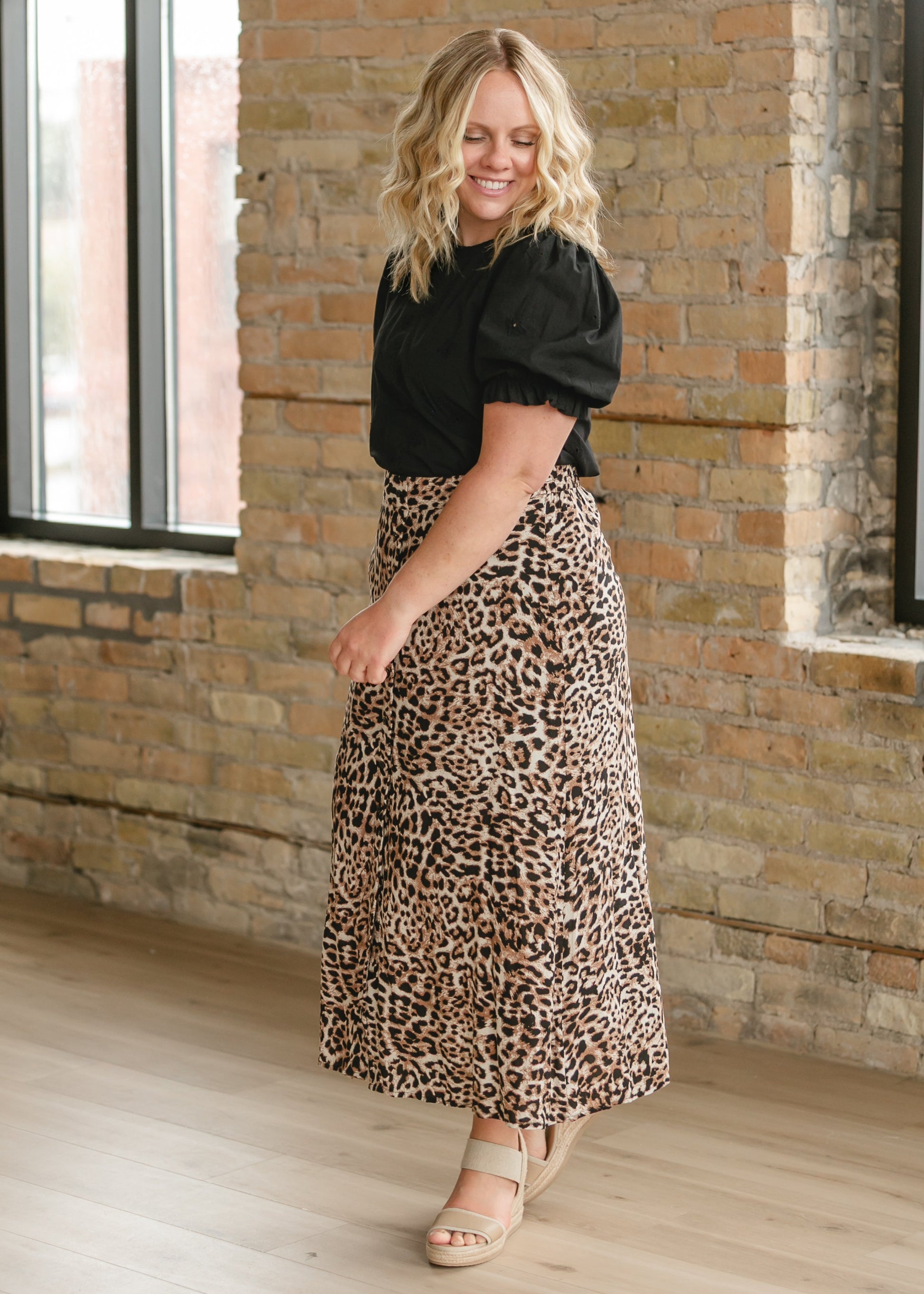 Coco Animal Print Maxi Skirt FF Skirts