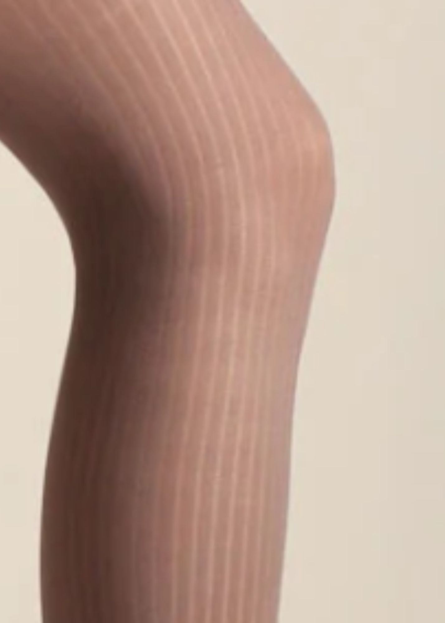 Crochet Striped Tights FF Layering Essentials Taupe
