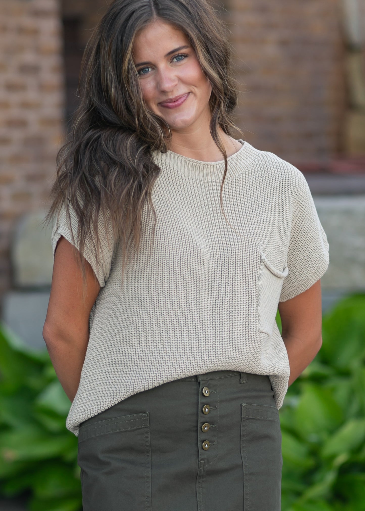 Danya Knit Sweater Set Top + Skirt IC Tops