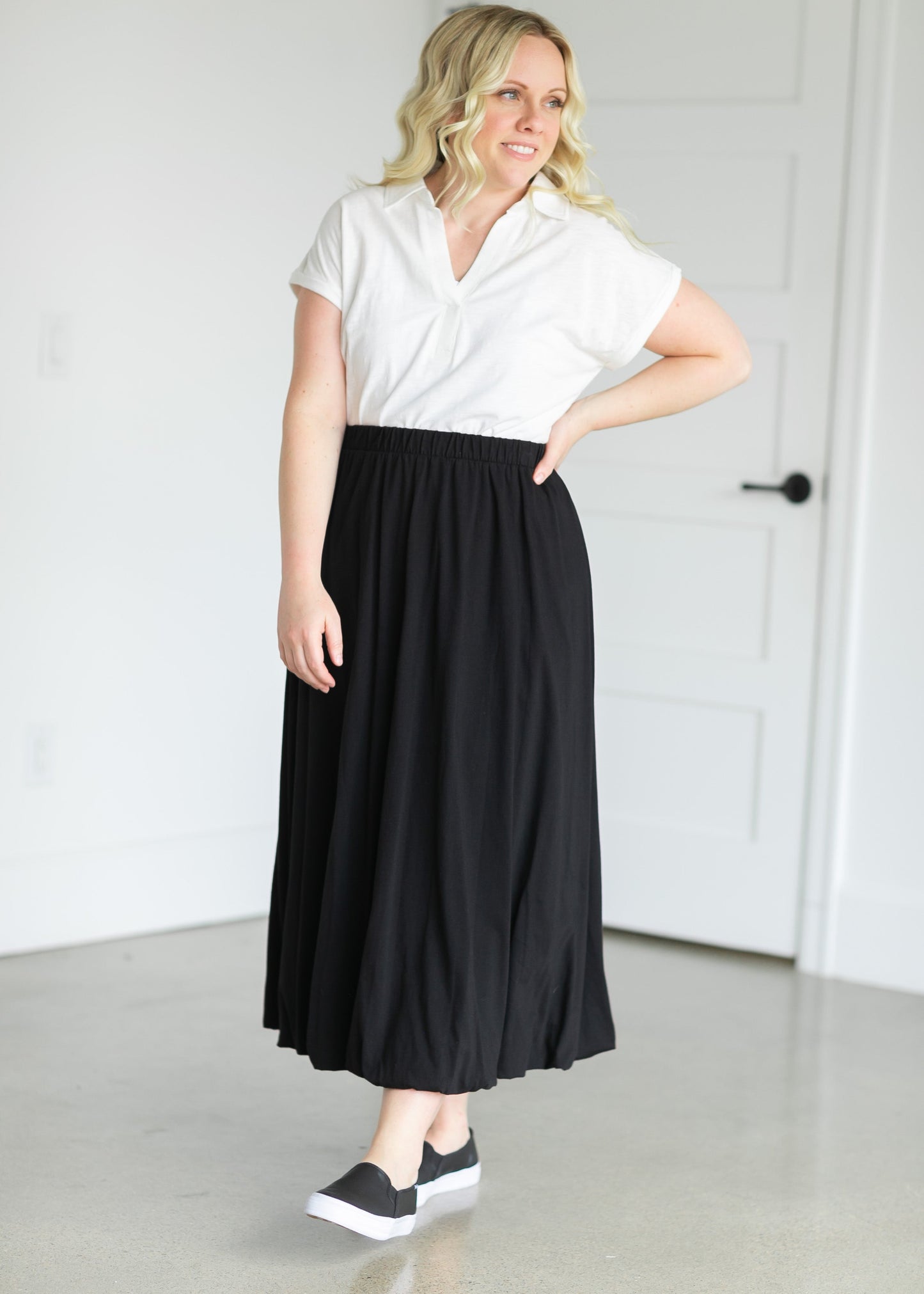 Daria White Short Sleeve Top Tops