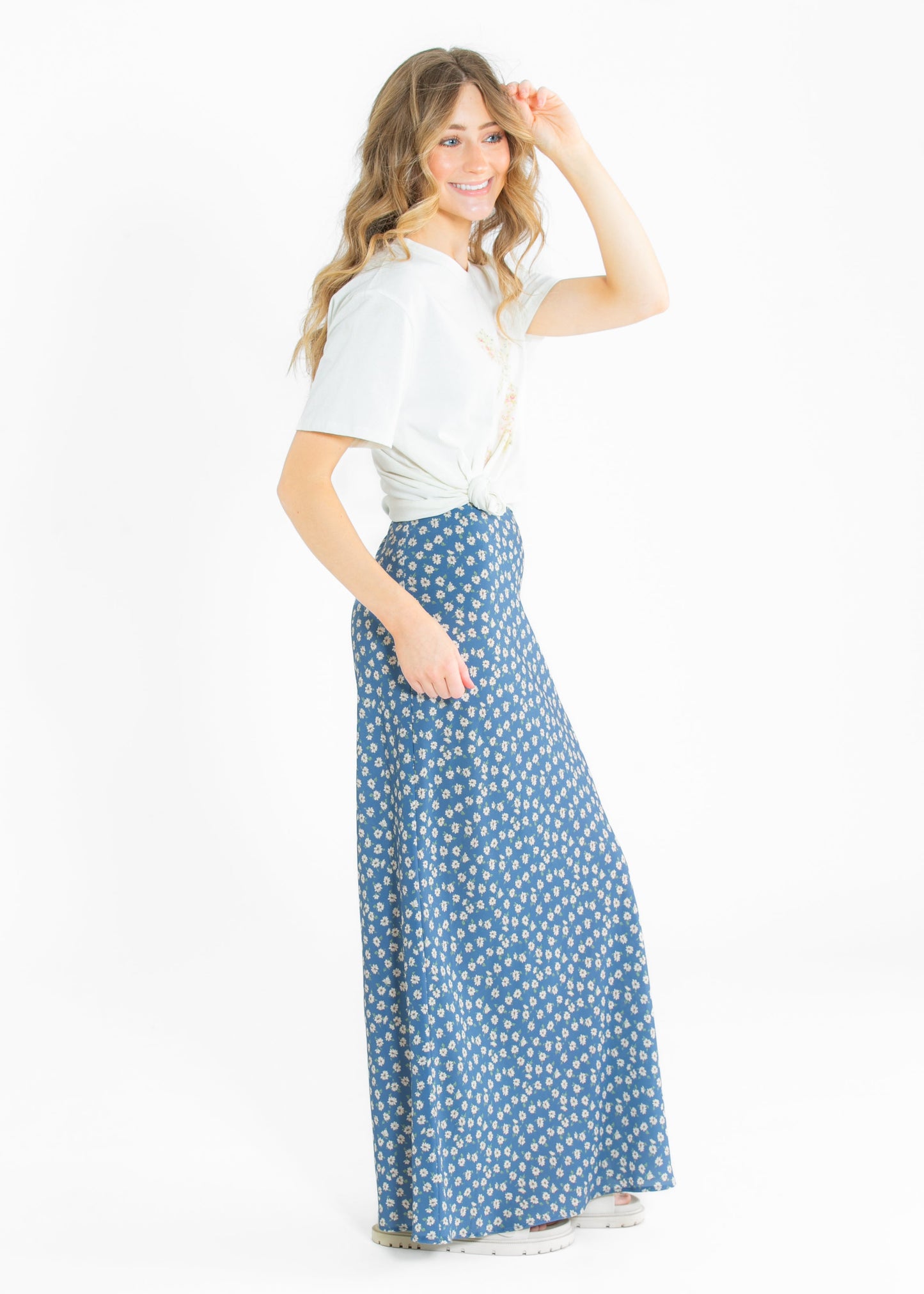 Ditsy Floral Maxi Skirt FF Skirts