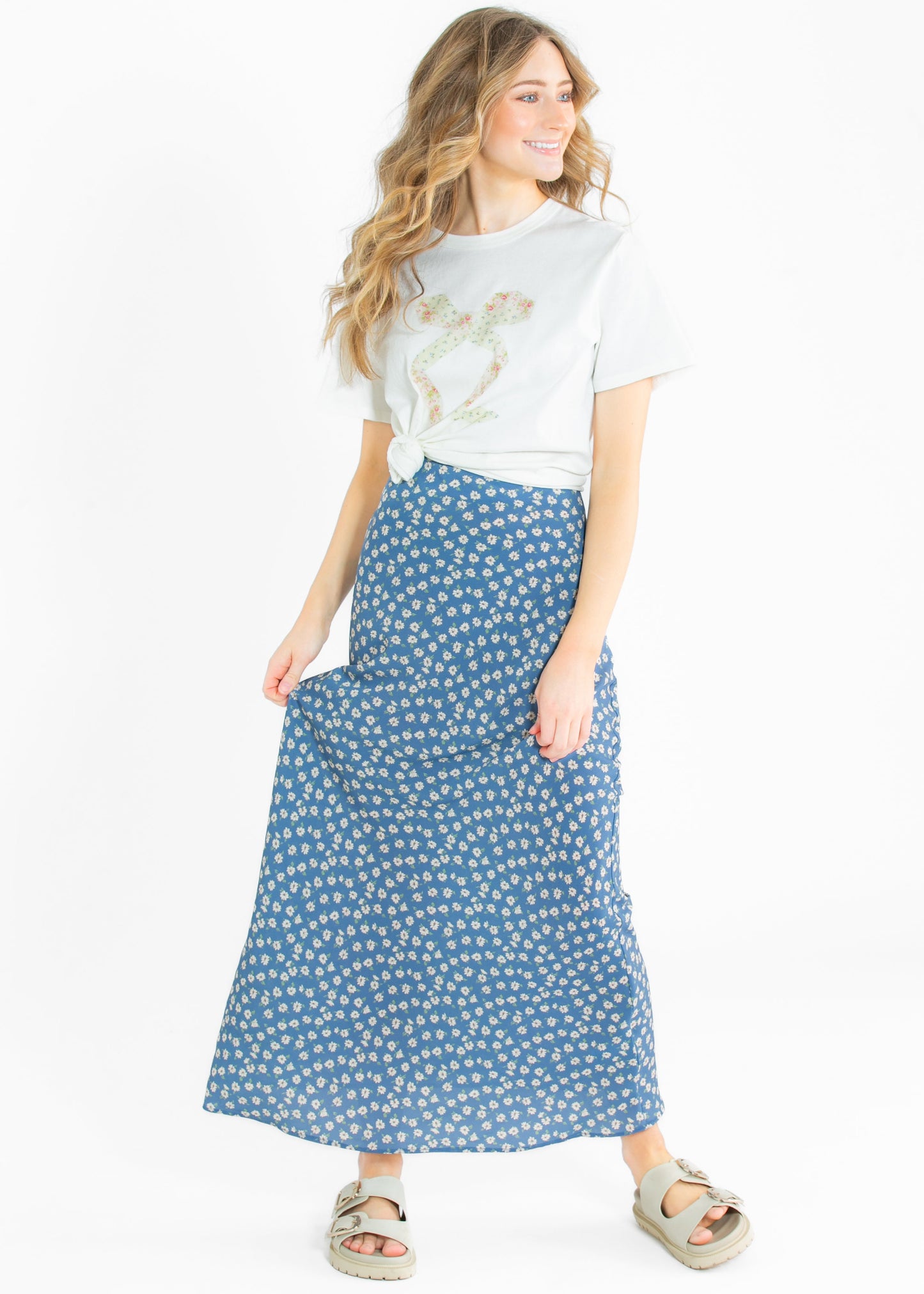 Ditsy Floral Maxi Skirt FF Skirts