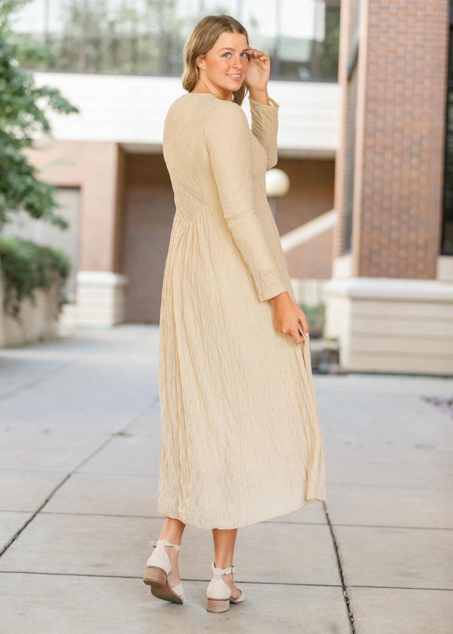 Ellie Long Sleeve Lace Dress FF Dresses