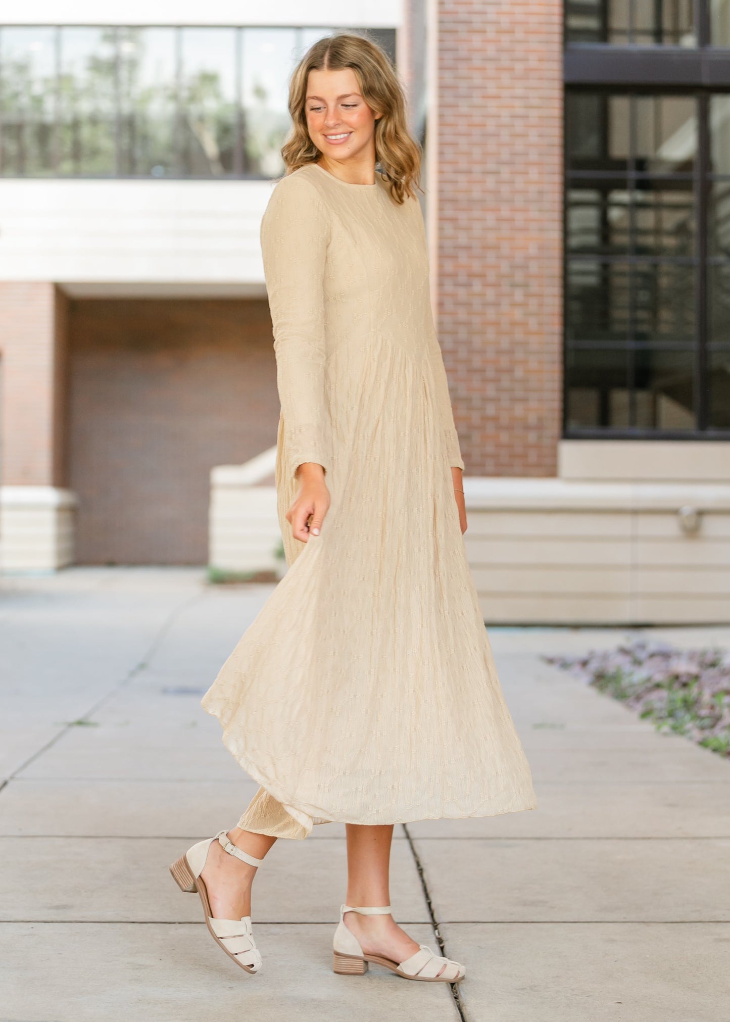 Ellie Long Sleeve Lace Dress FF Dresses