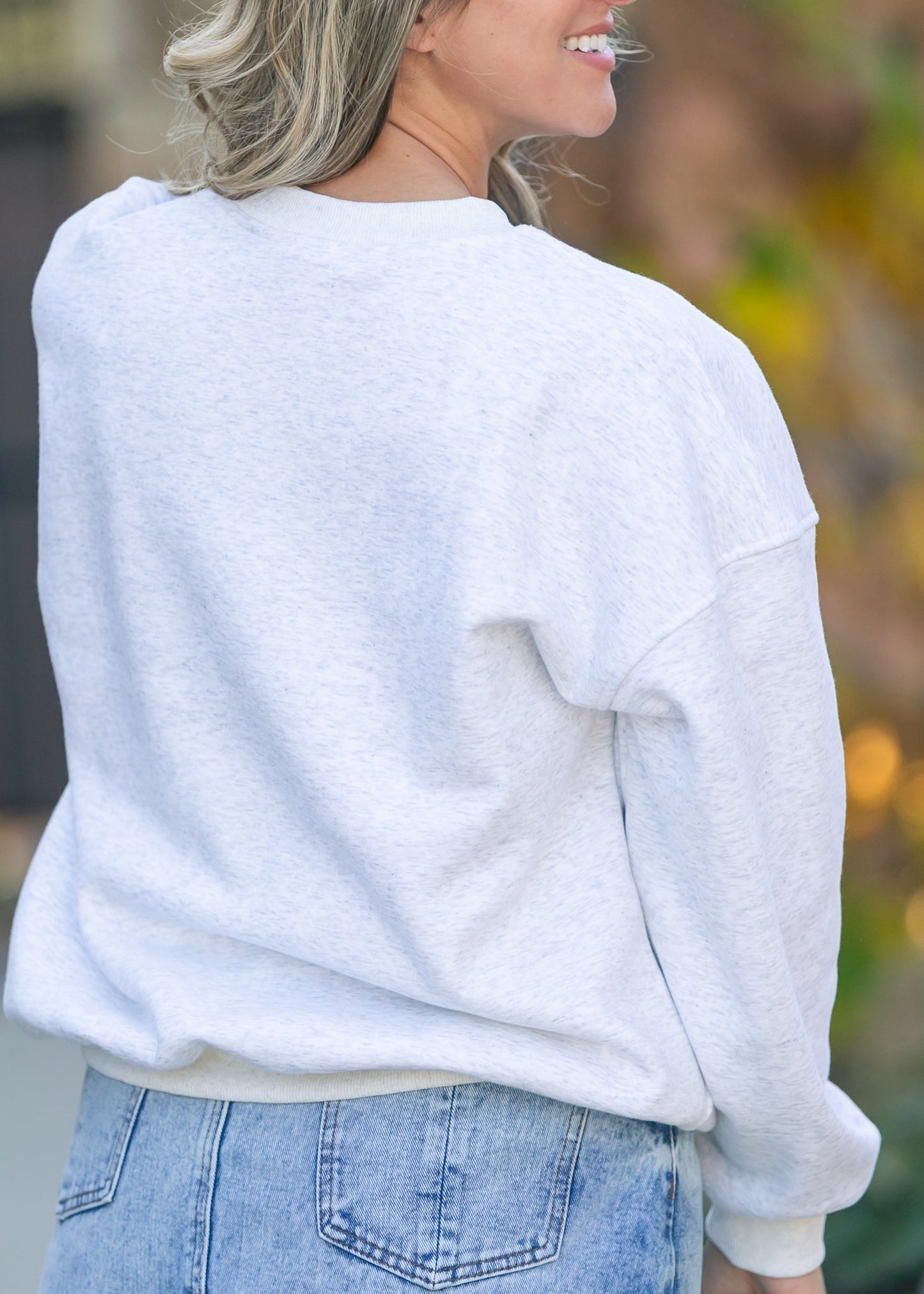 Embroidered Winter Graphic Sweatshirt FF Tops