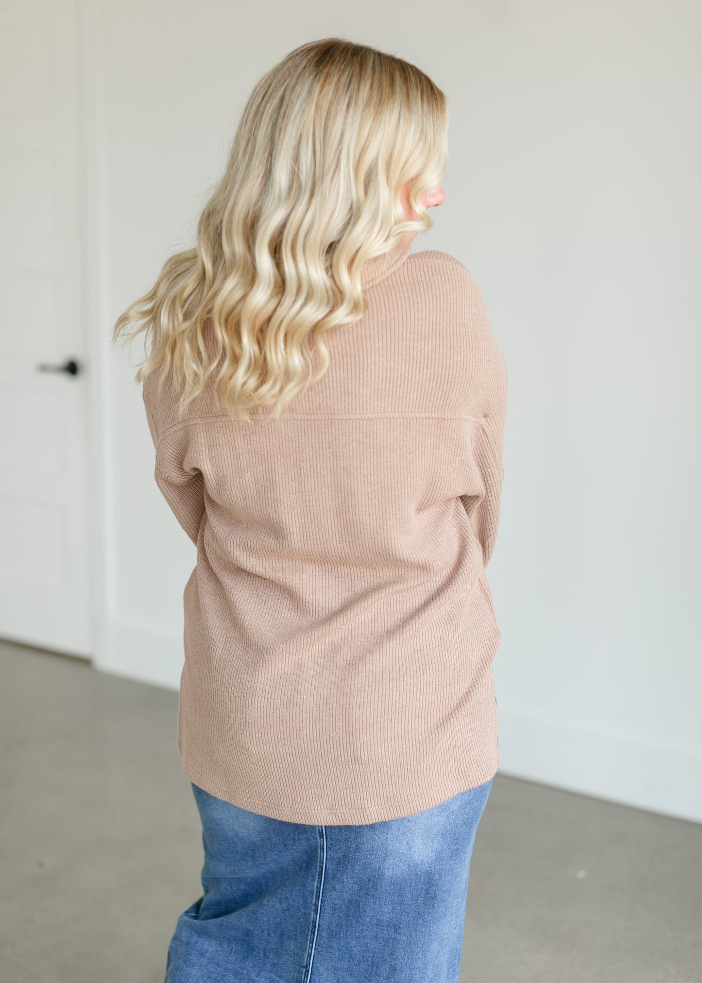 Emerie Cord Button Up Shacket FF Tops