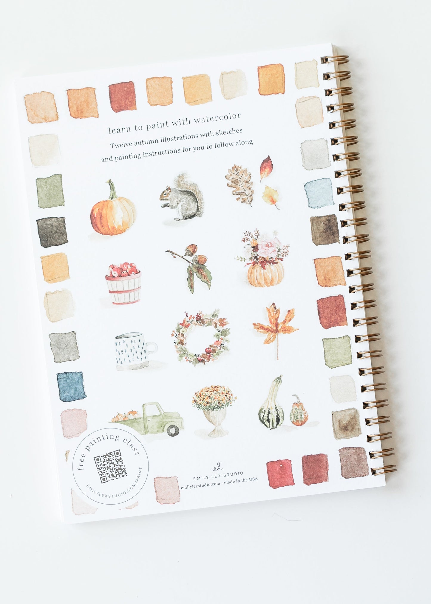 Emily Lex Studio Autumn Watercolor Workbook Gifts
