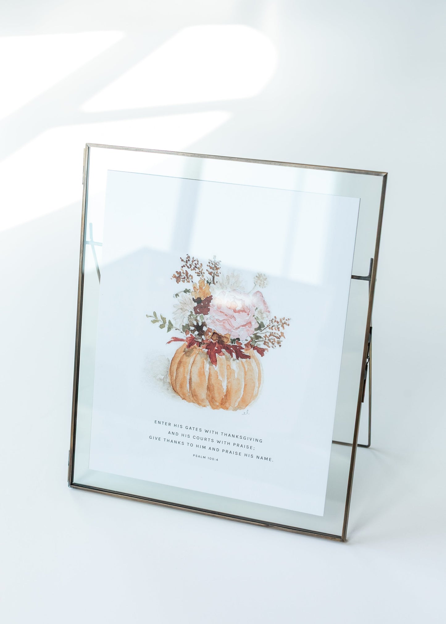 Emily Lex Studio Pumpkin Bouquet Scripture Print Gifts