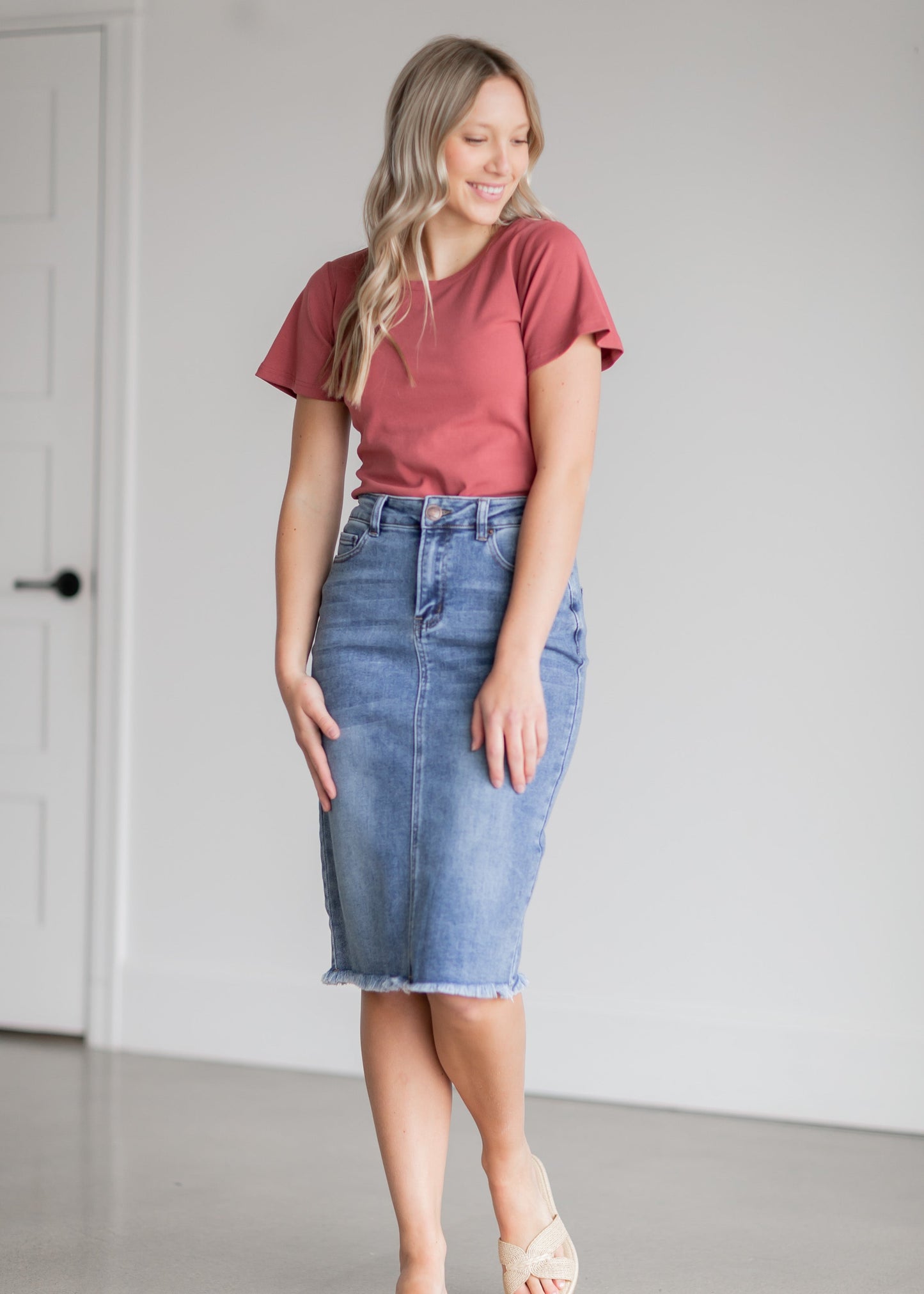 Essential Flutter Sleeve Top Tops