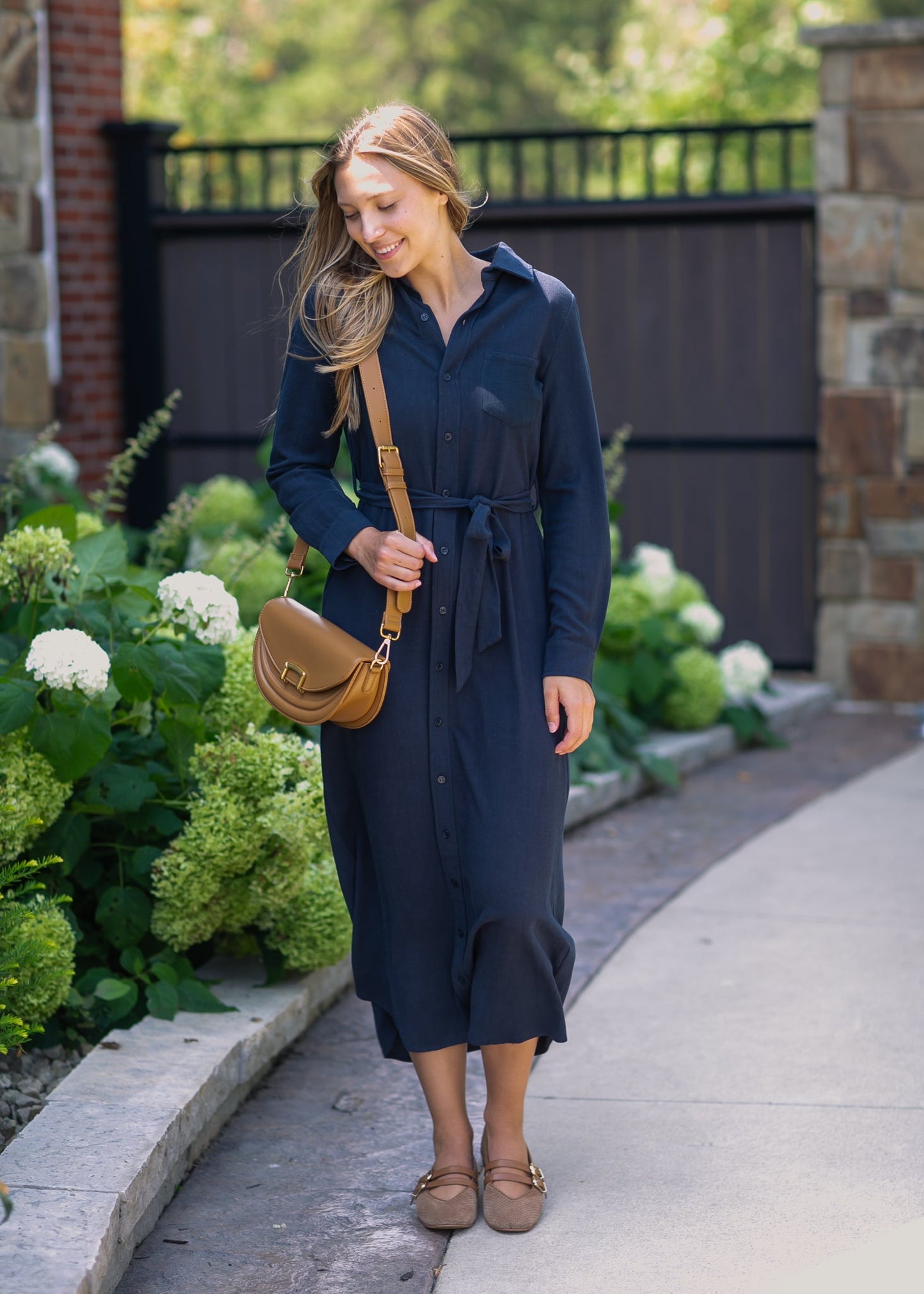 Essential Linen Shirt Dress IC Dresses