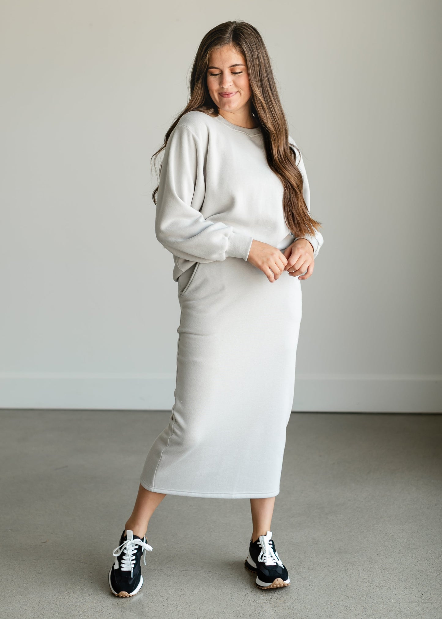 Essential Sweatshirt Set Bottom IC Tops