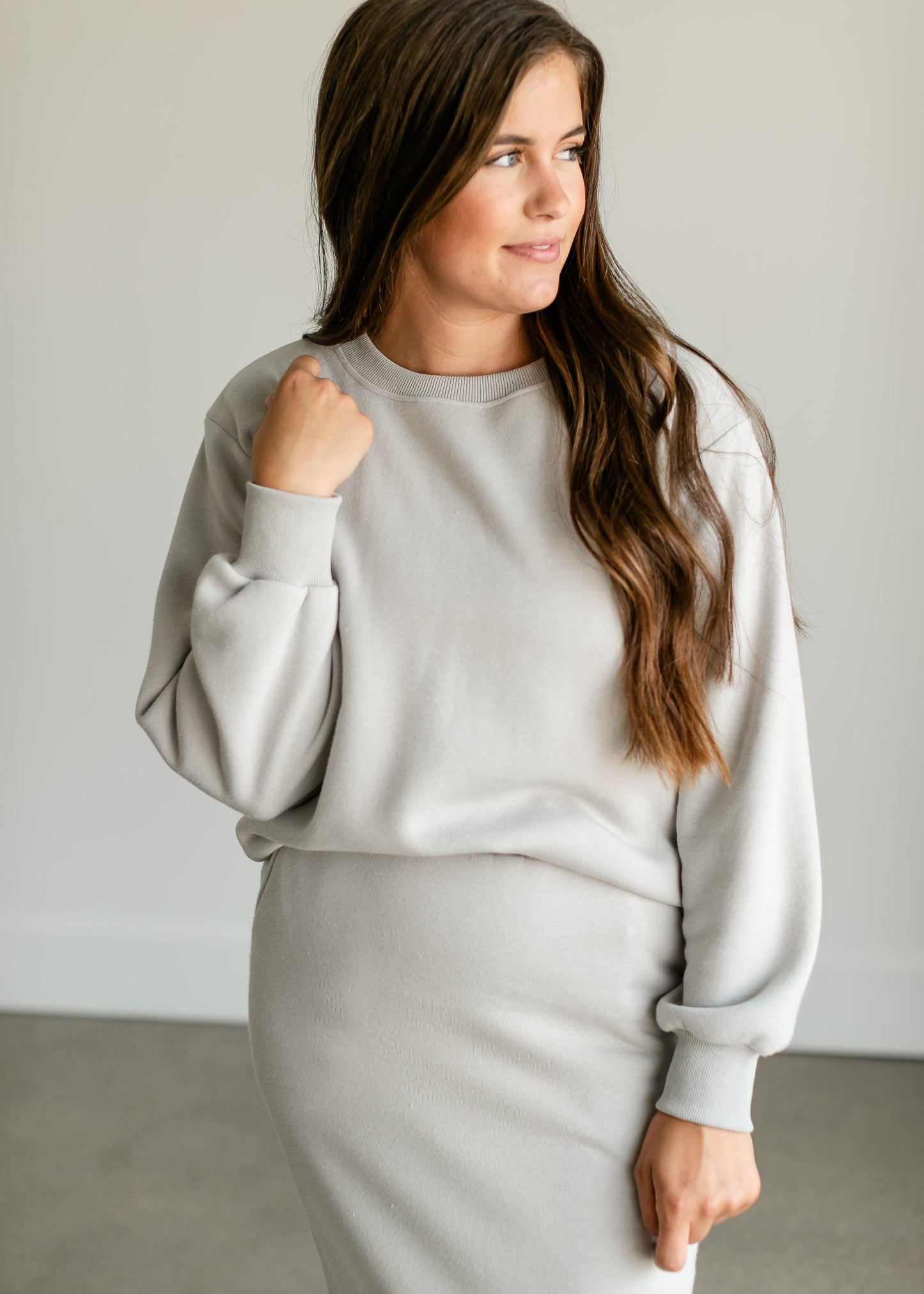 Essential Sweatshirt Set Top IC Tops