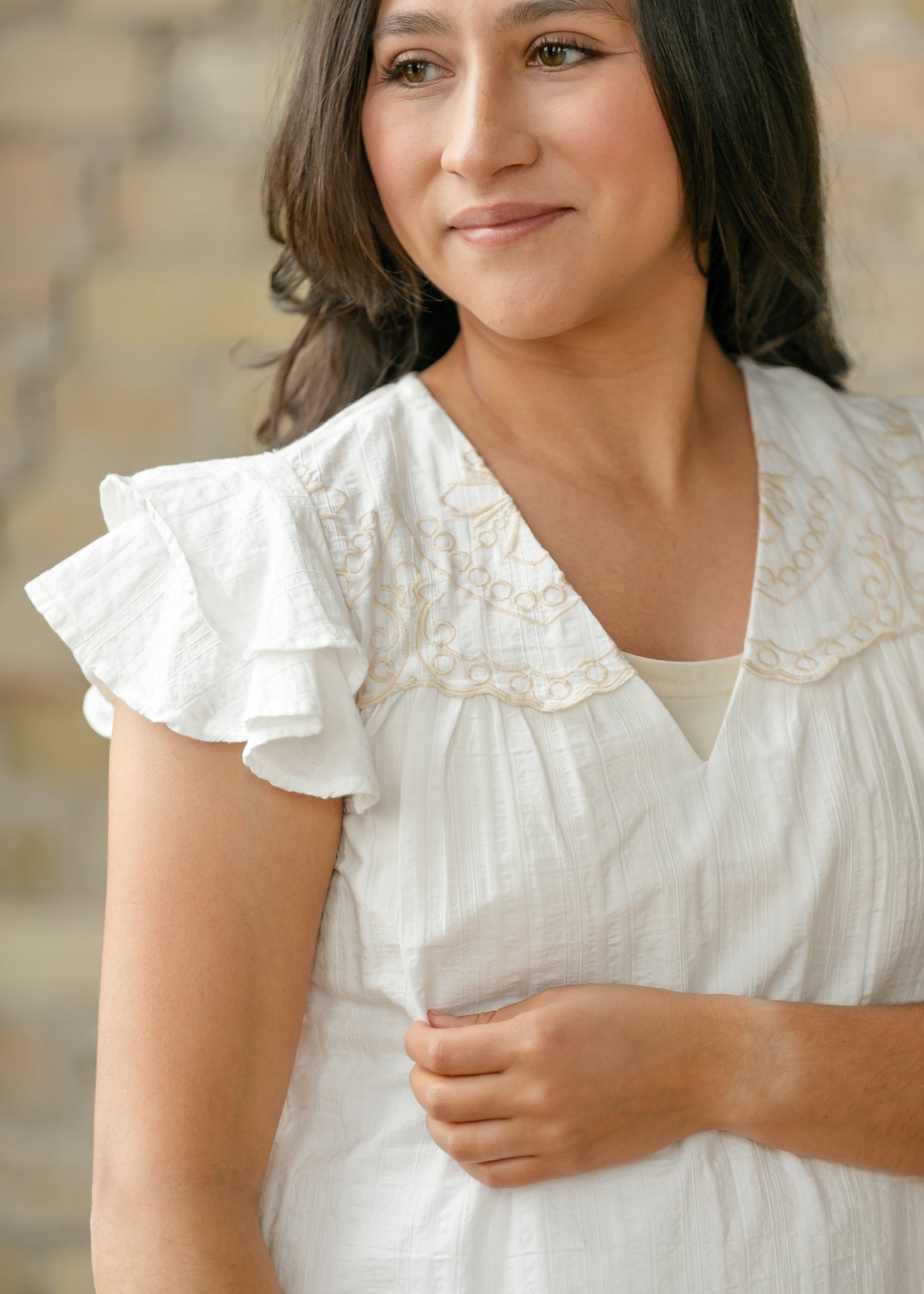 Eve Cap Sleeve Midi Dress FF Dresses