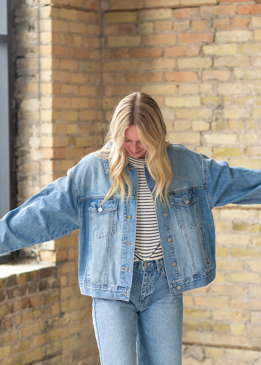 Everyday Denim Jacket FF Tops