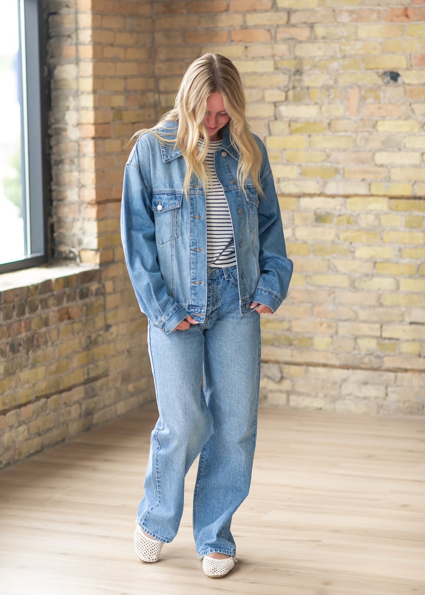 Everyday Denim Jacket FF Tops