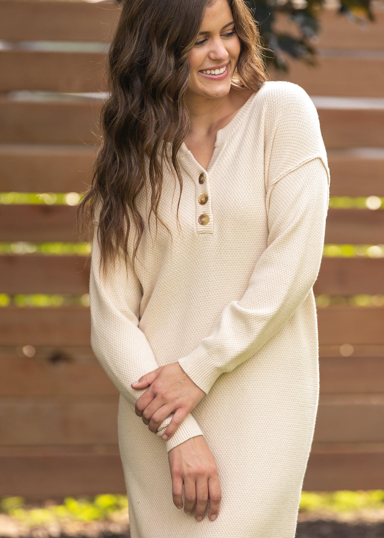 Fawna Henley Maxi Dress IC Dresses