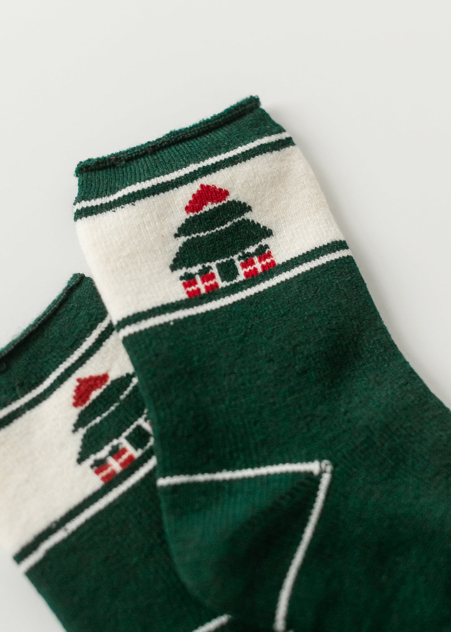 Festive Christmas Holiday Crew Socks Accessory